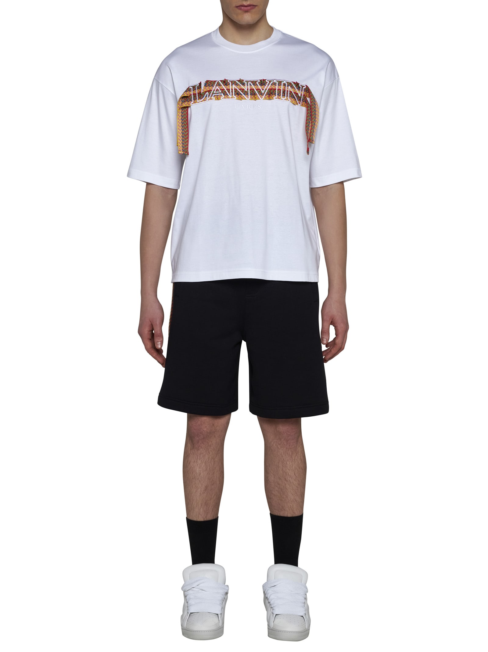 Shop Lanvin Shorts In Black