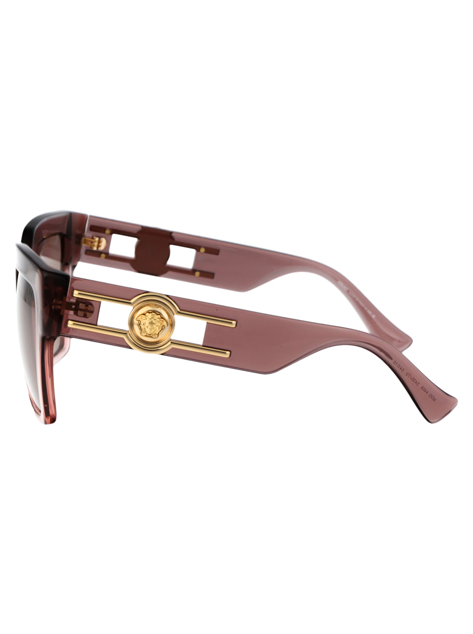 Shop Versace 0ve4458 Sunglasses In 543573 Brown Transparent