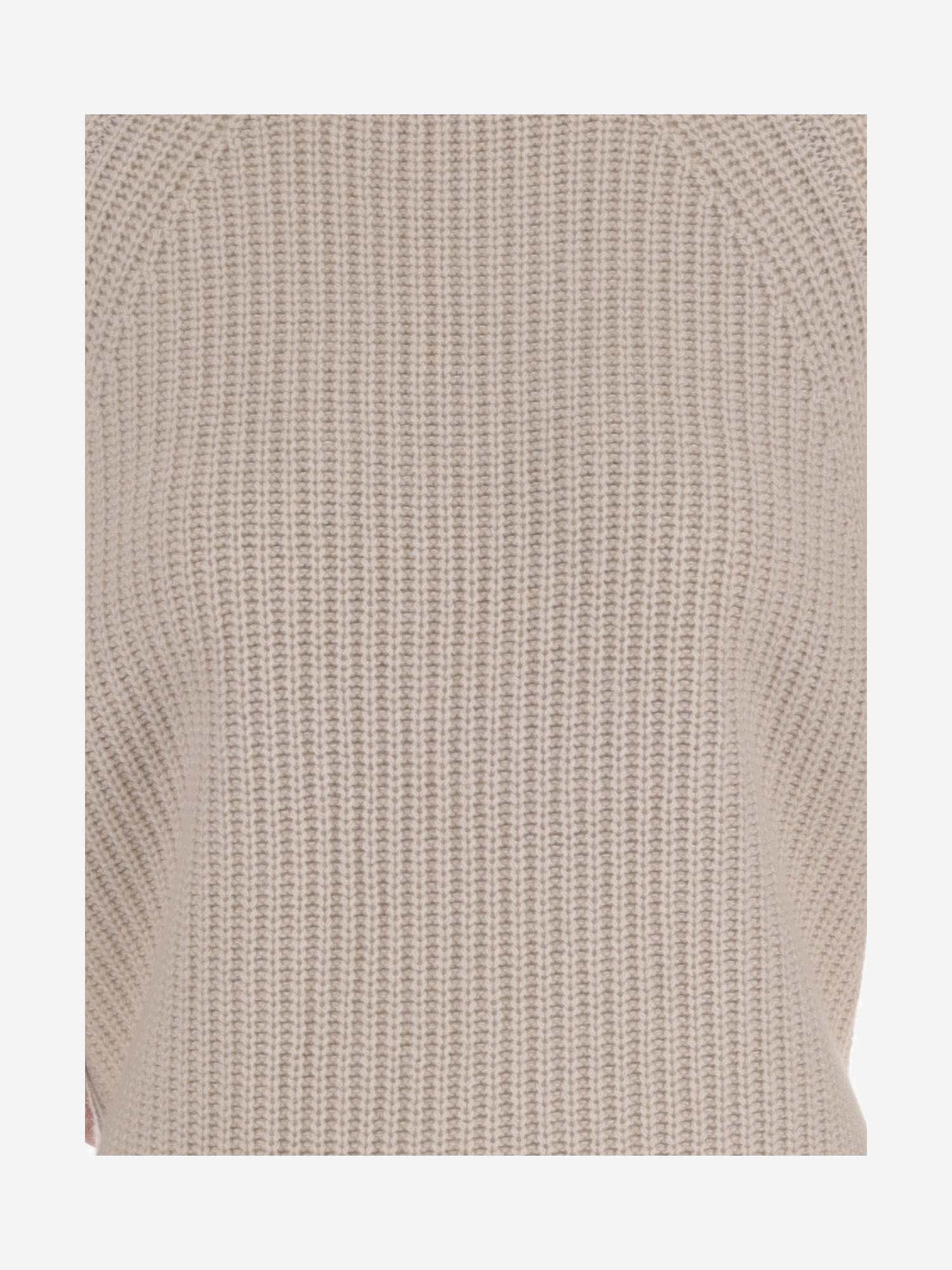 Shop Bruno Manetti Cashmere Sweater In Beige