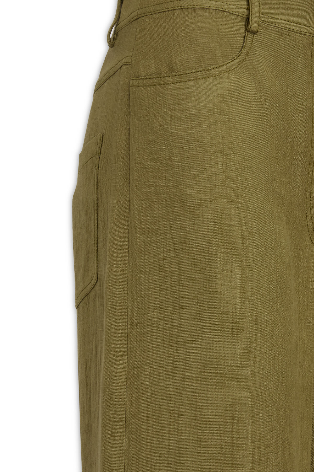 Alberta Ferretti High-rise Trousers Wide-leg Design Pockets In A0436