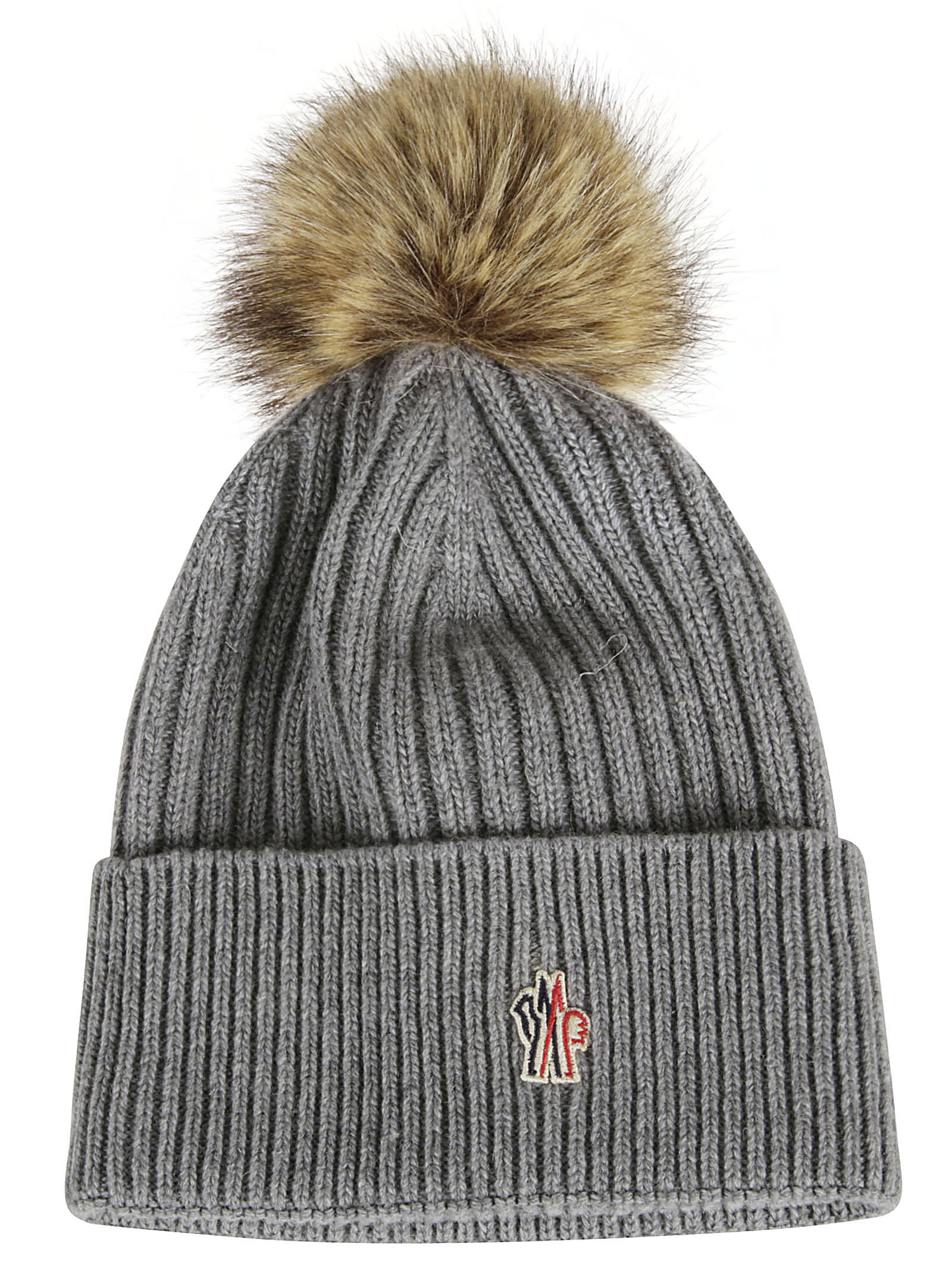 Moncler Grenoble Logo Embroidered Knit Beanie