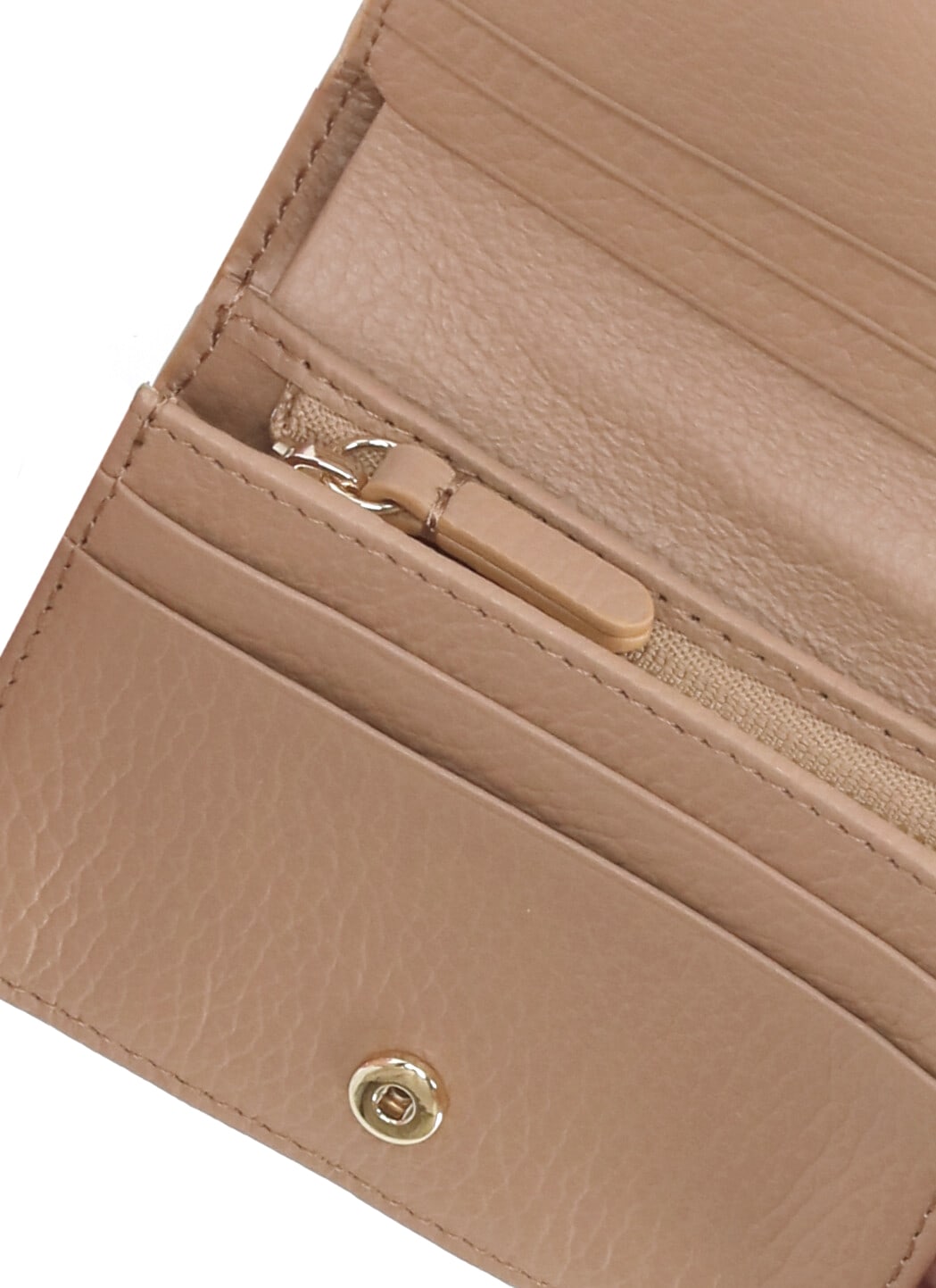 Coccinelle Metallic Soft Wallet In Pink