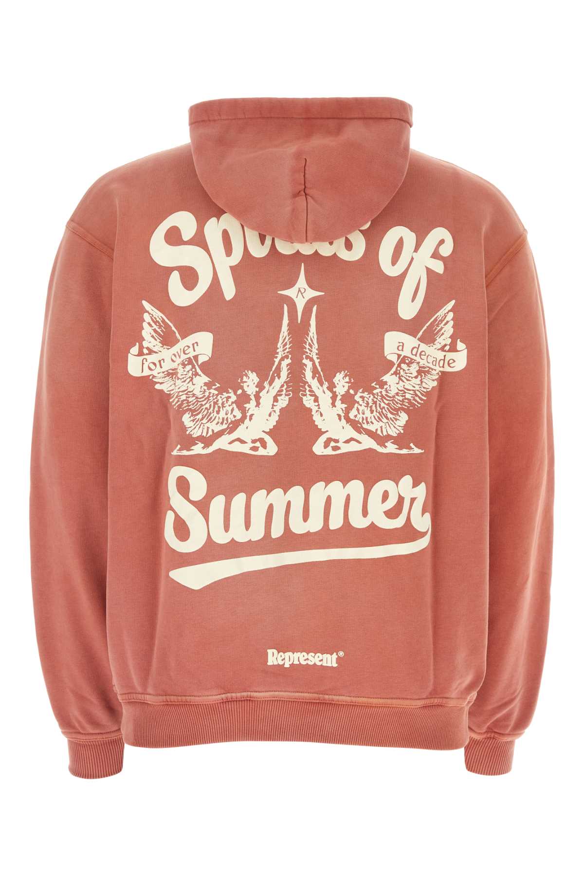 Shop Represent Brick Cotton Spirits Of Summer Sweatshirt In Sunrise