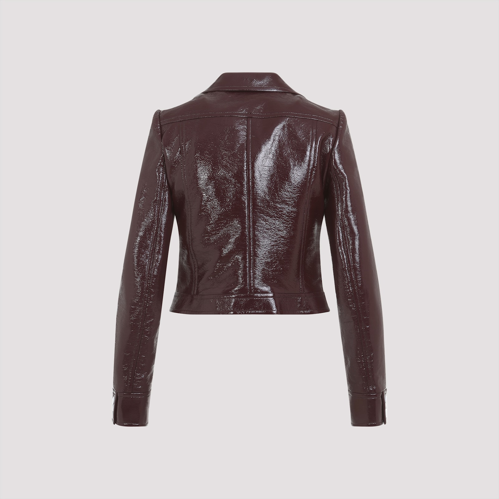 Courrèges Re-edition Vinyl Jacket Clothing In Brown