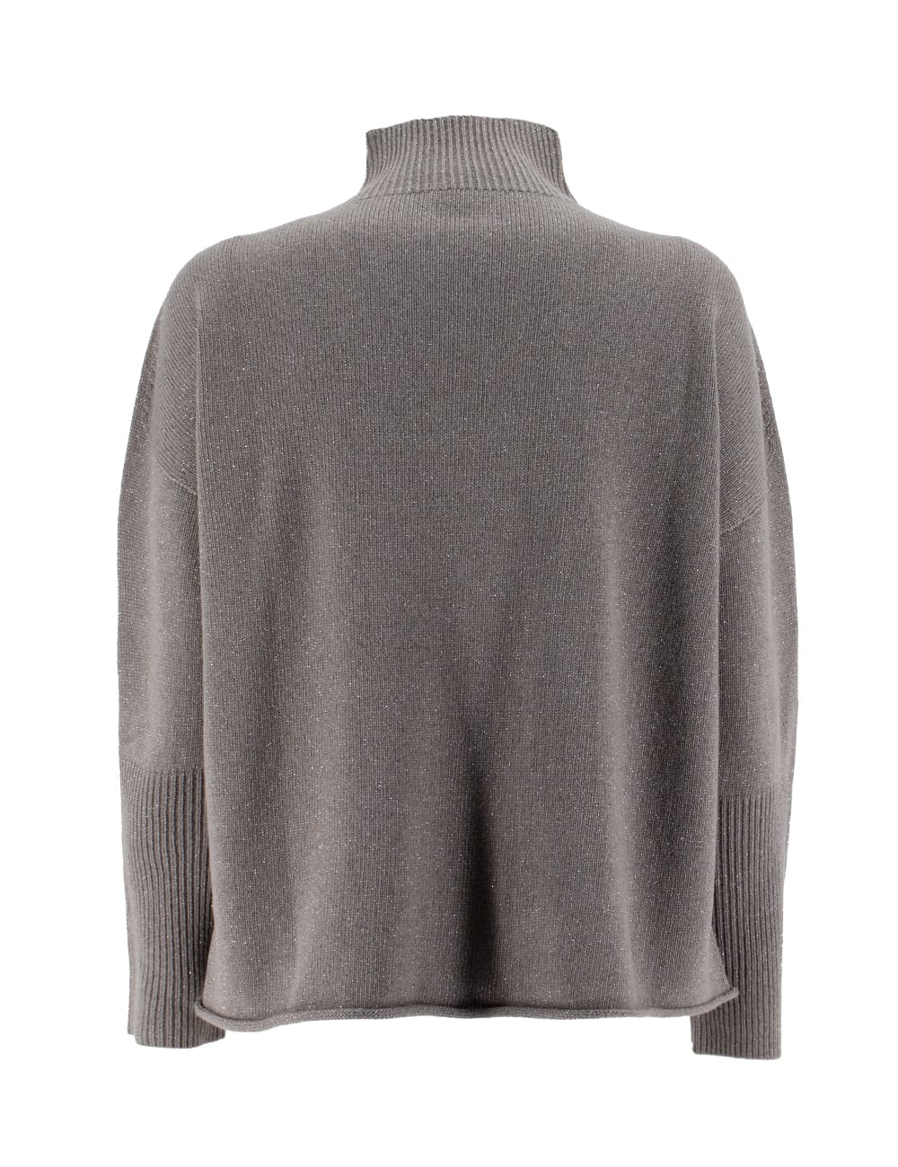 Shop Le Tricot Perugia Sweater In Taupe/grey Lx