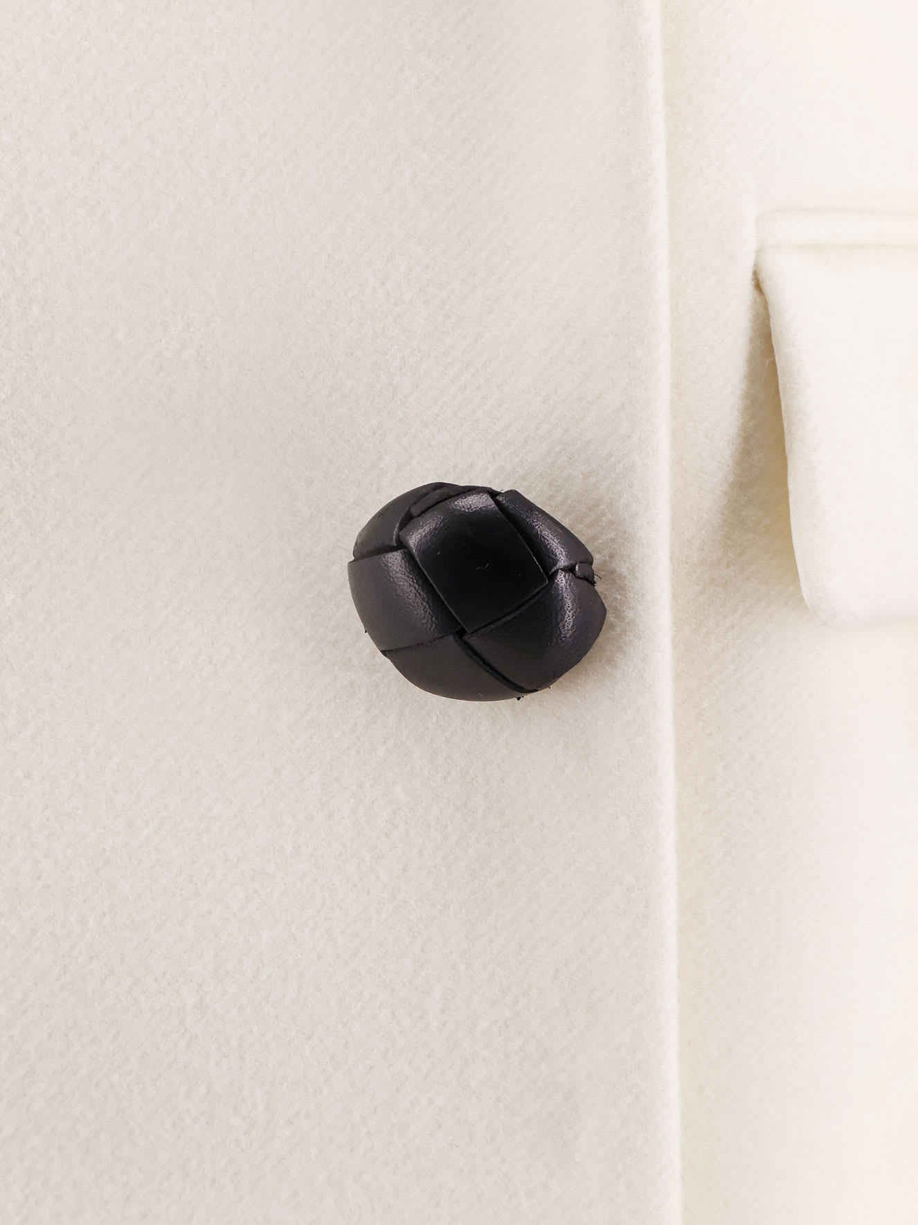 Givenchy Lapel Double-breasted Wool Coat Wide In Neutral