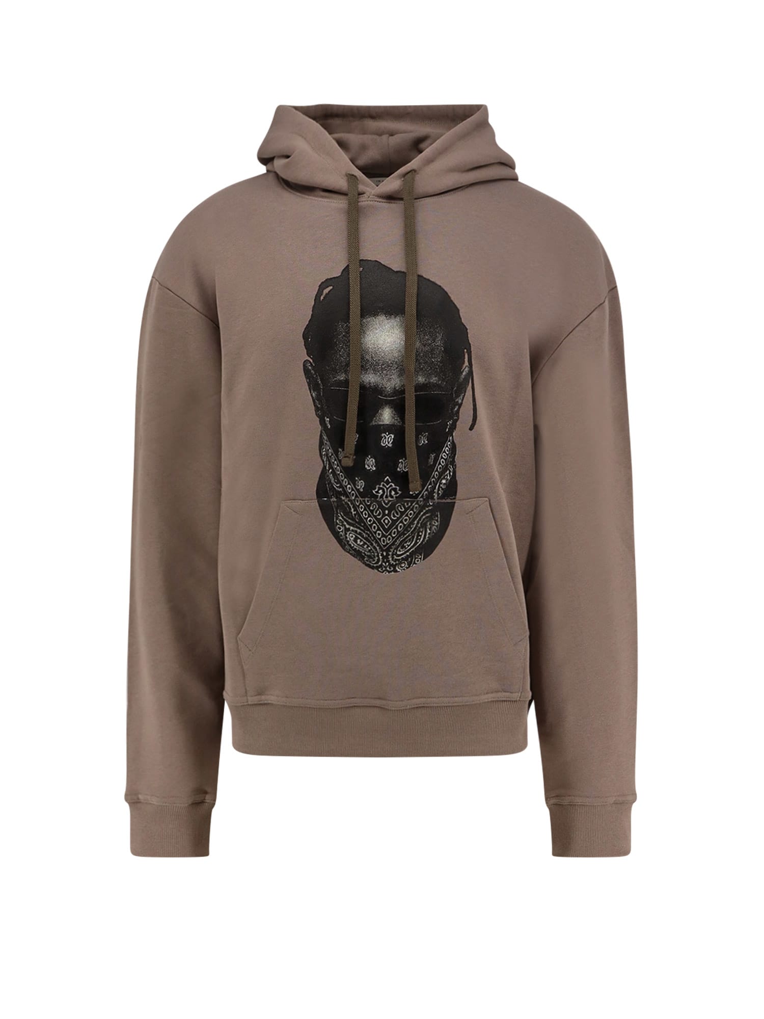 Ih Nom Uh Nit Adjustable Hooded Sweatshirt Graphic Print In Gray
