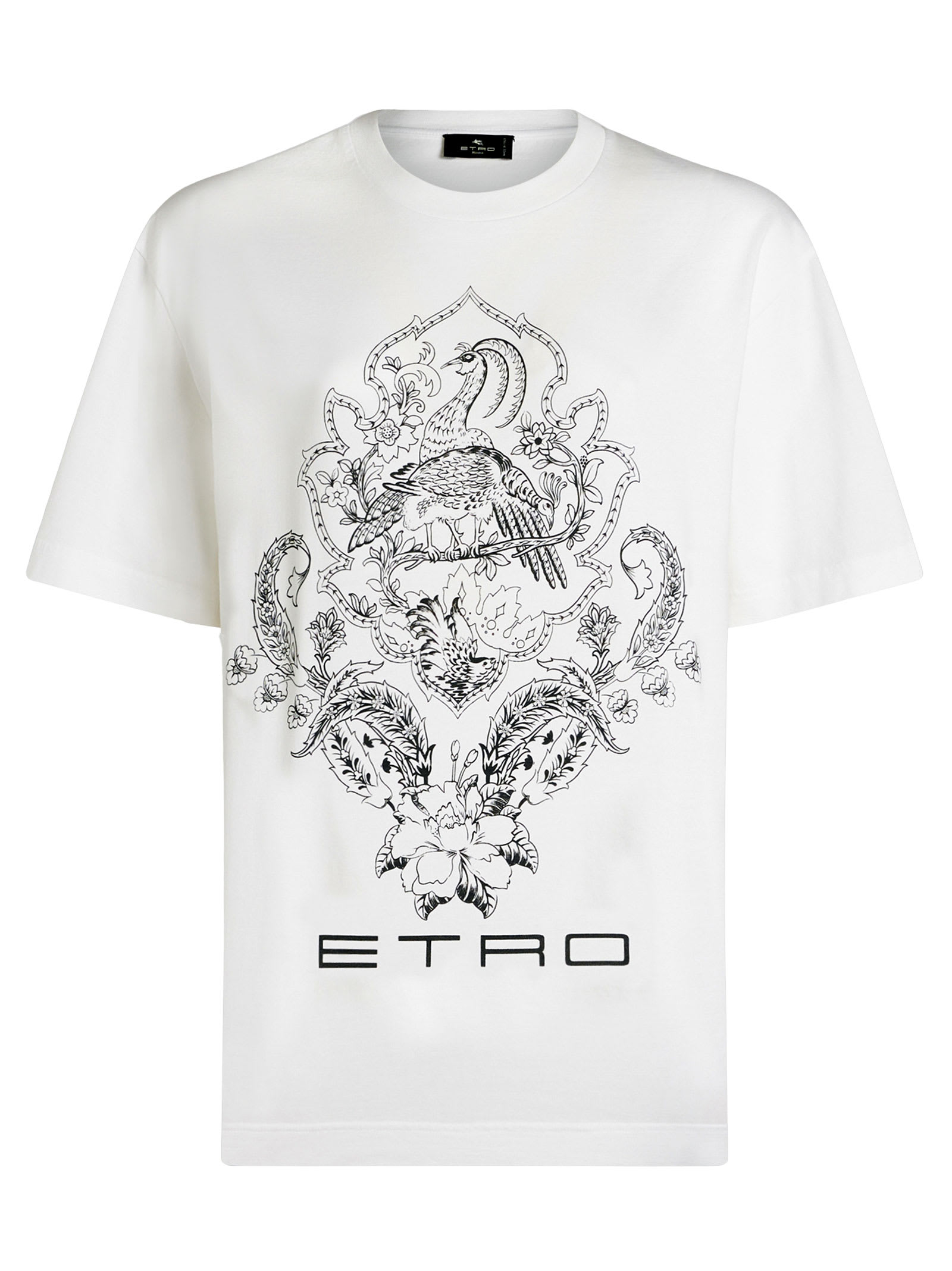 Shop Etro T-shirt In White