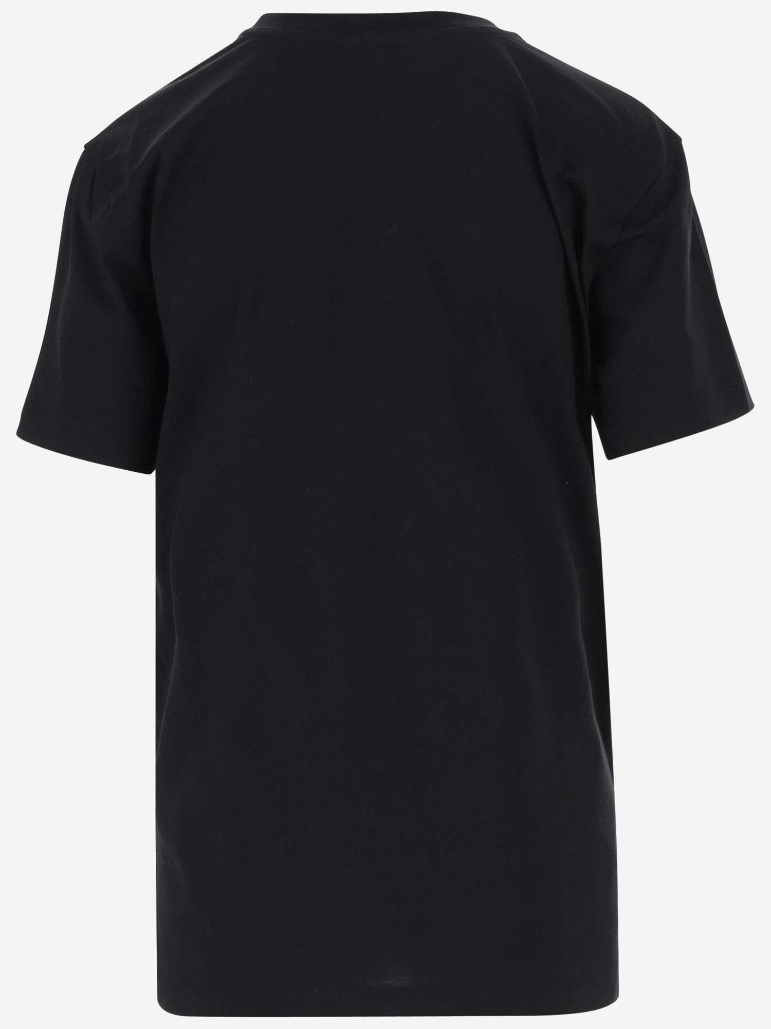 Shop Patou Cotton T-shirt With Logo In Black