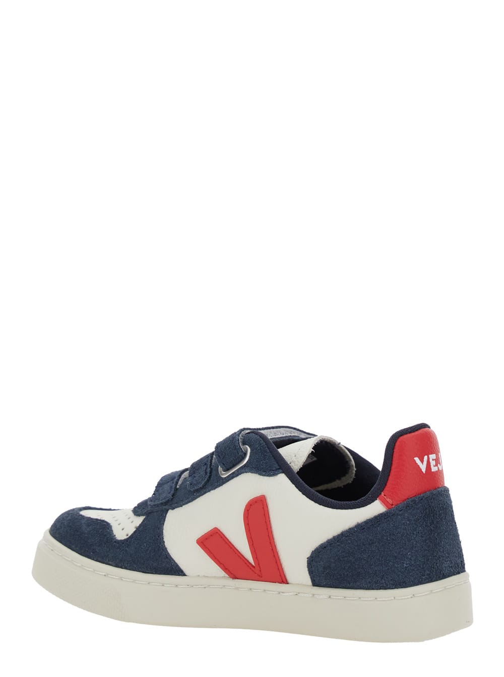 Veja V-10 Leather Sneakers In Multicolor
