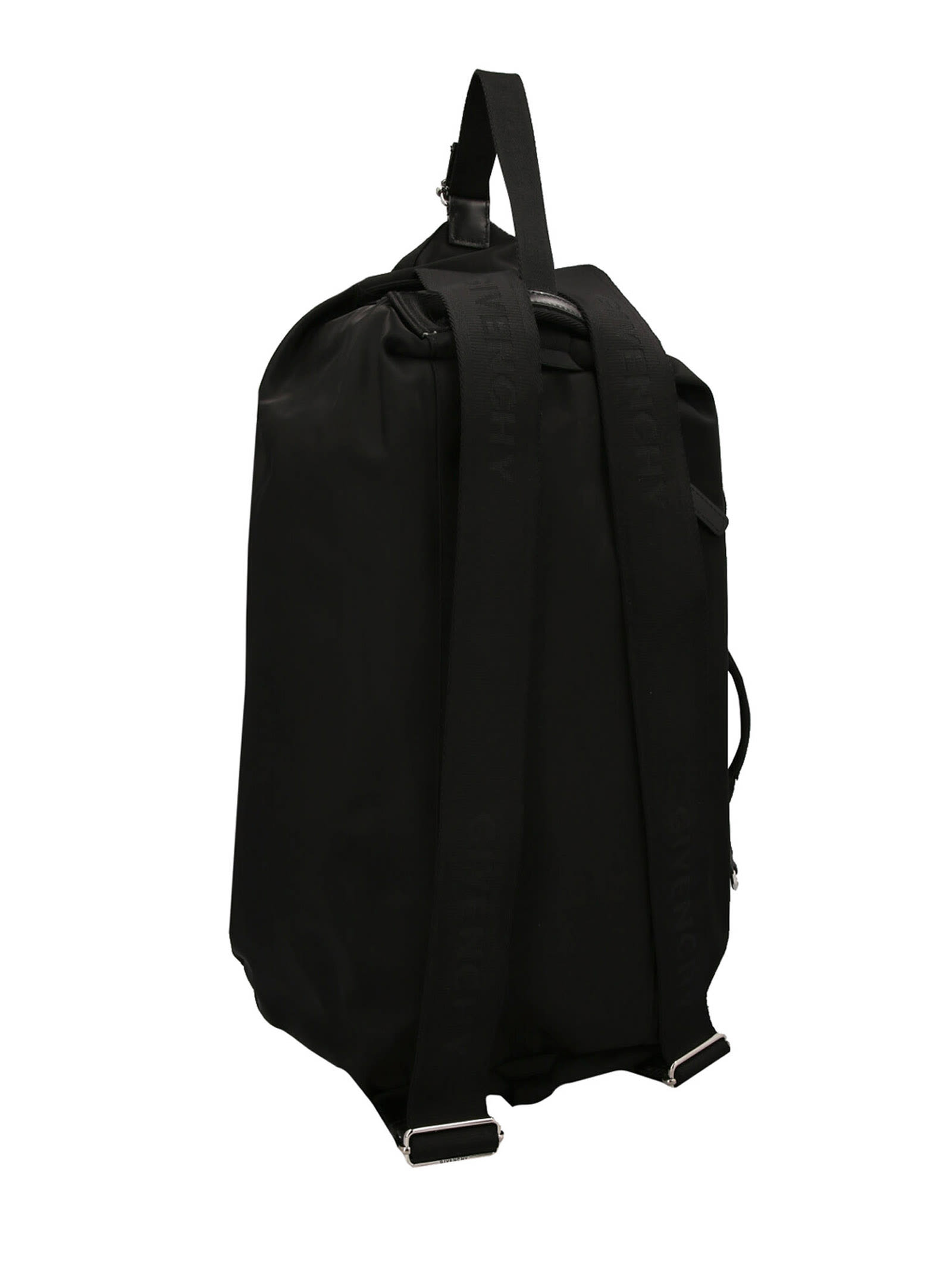 Shop Givenchy Logo Backpack In Black