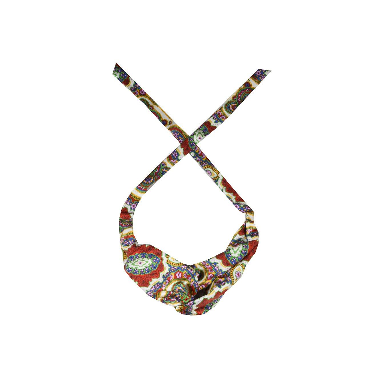 Shop Etro Floral Printed Head Band In Multicolour