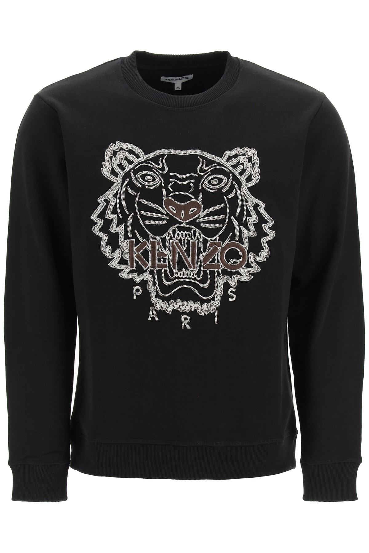 Kenzo Crewneck Sweater With Tiger Embroidery