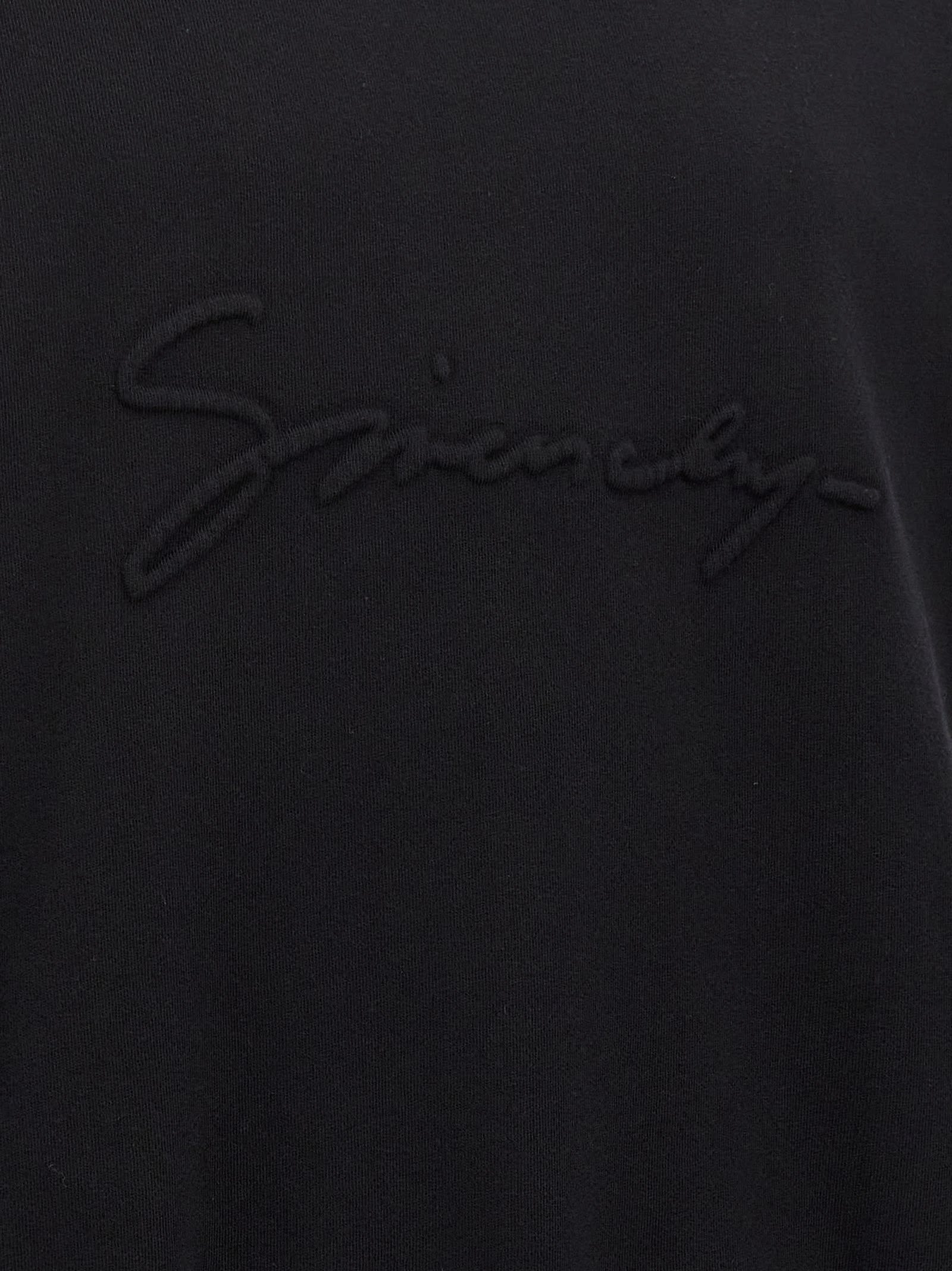 Shop Givenchy Embossed Logo Sweatshirt In Black