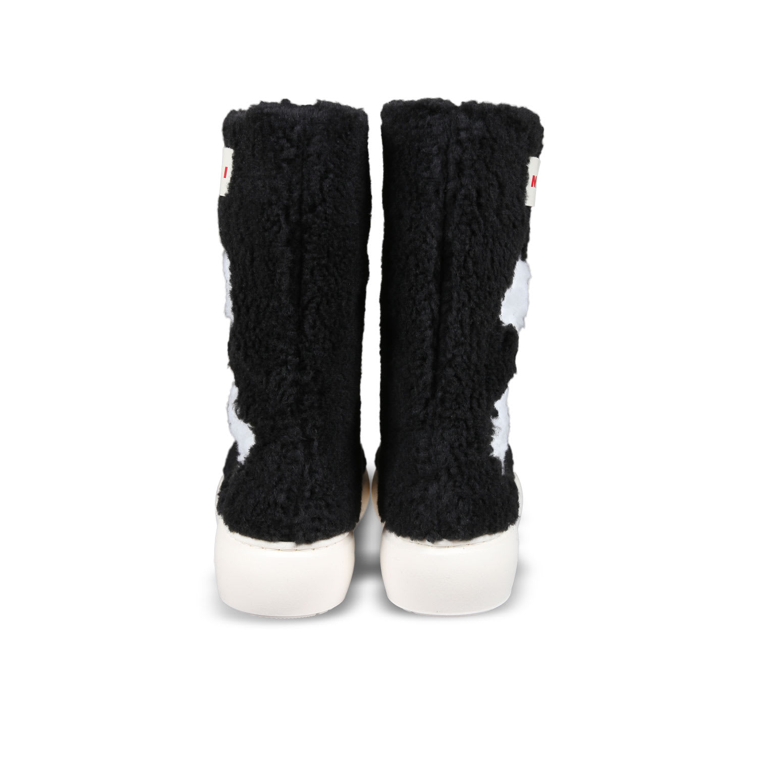 Marni Black Boots For Girl With Stars In Black