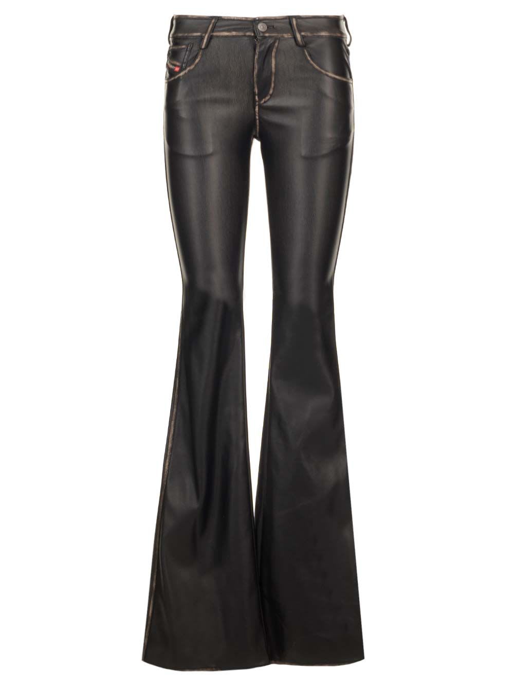 p-stellar Leather Effect Trousers