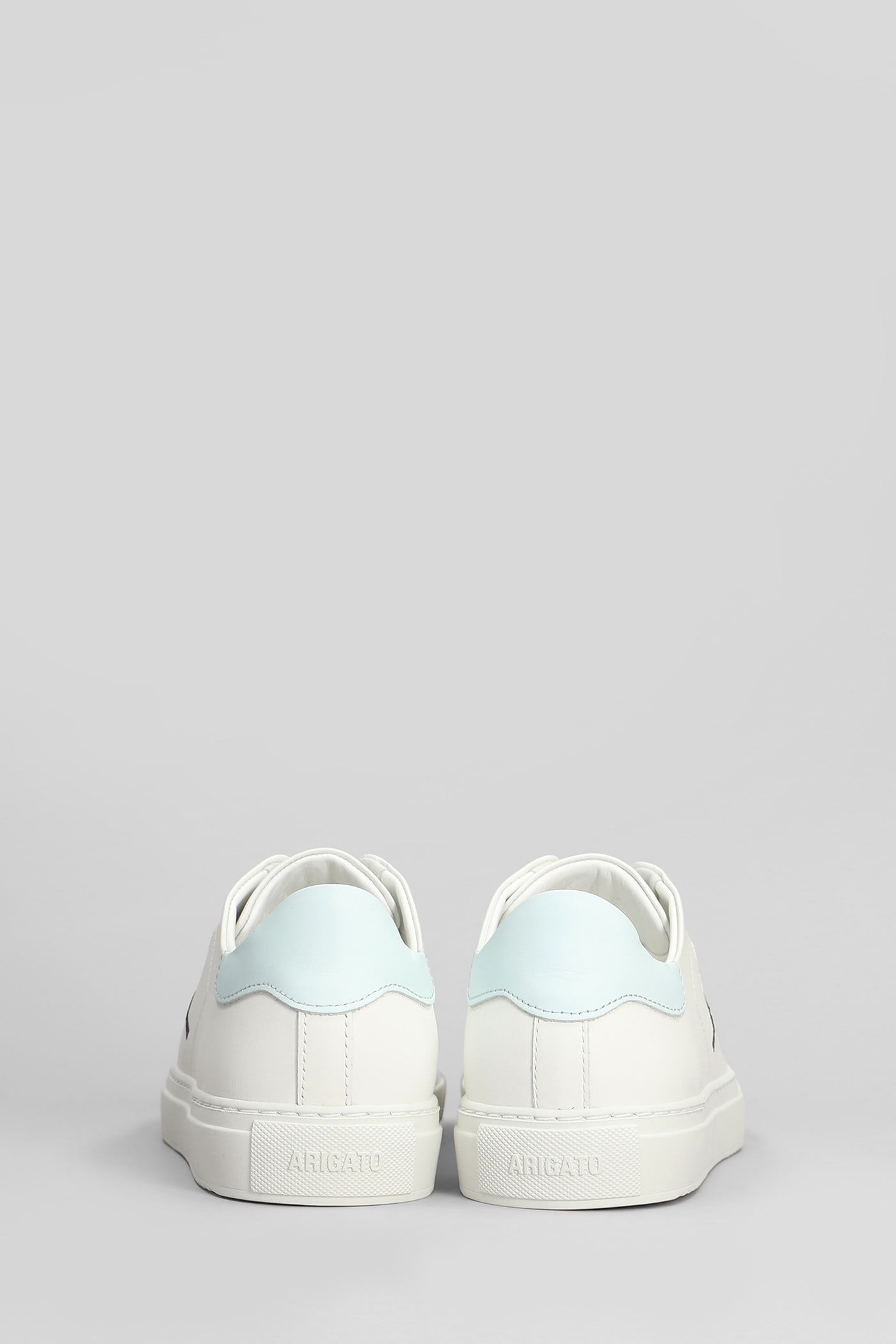 Axel Arigato Clean 90 Sneakers In White Suede And Leather In White