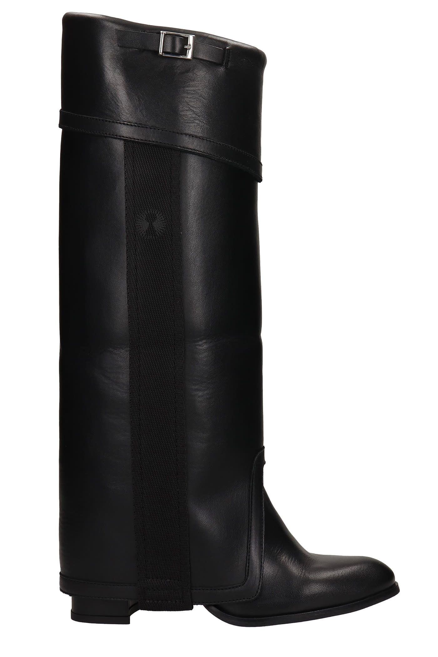 Bruno Bordese Serra High Heels Boots In Black Leather