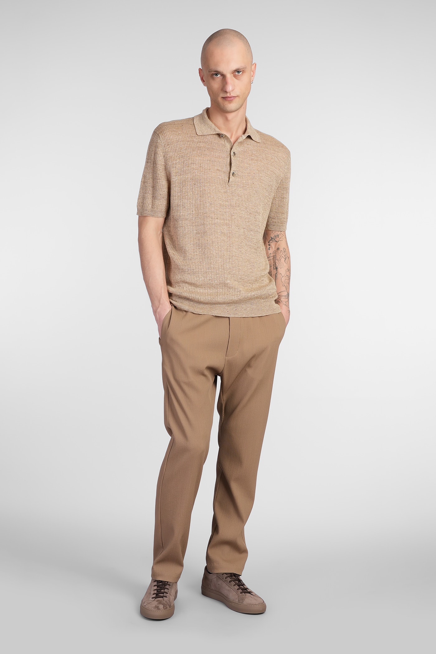 BARENA VENEZIA MARCO POLO IN BEIGE LINEN