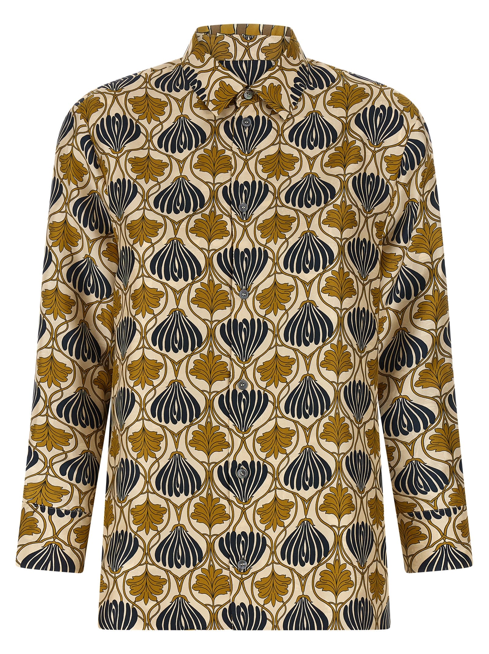 Max Mara Times Shirt And Blouse Multicolor In Gold