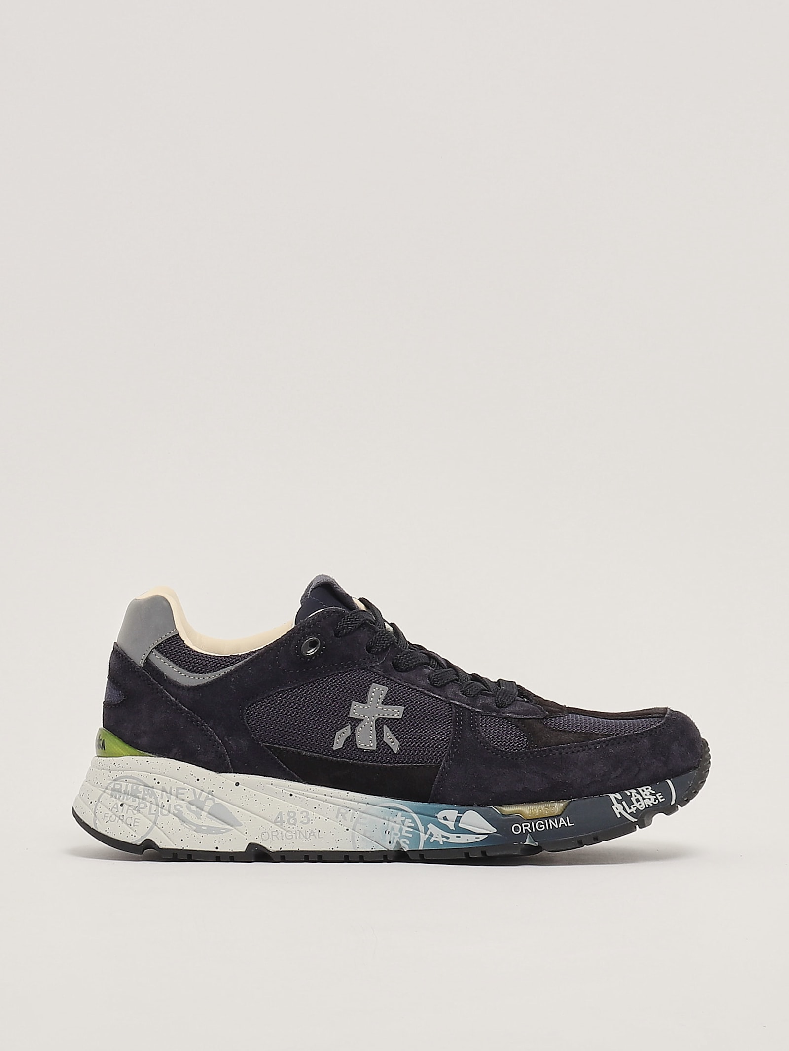 Shop Premiata Sneakers Sneaker In Navy