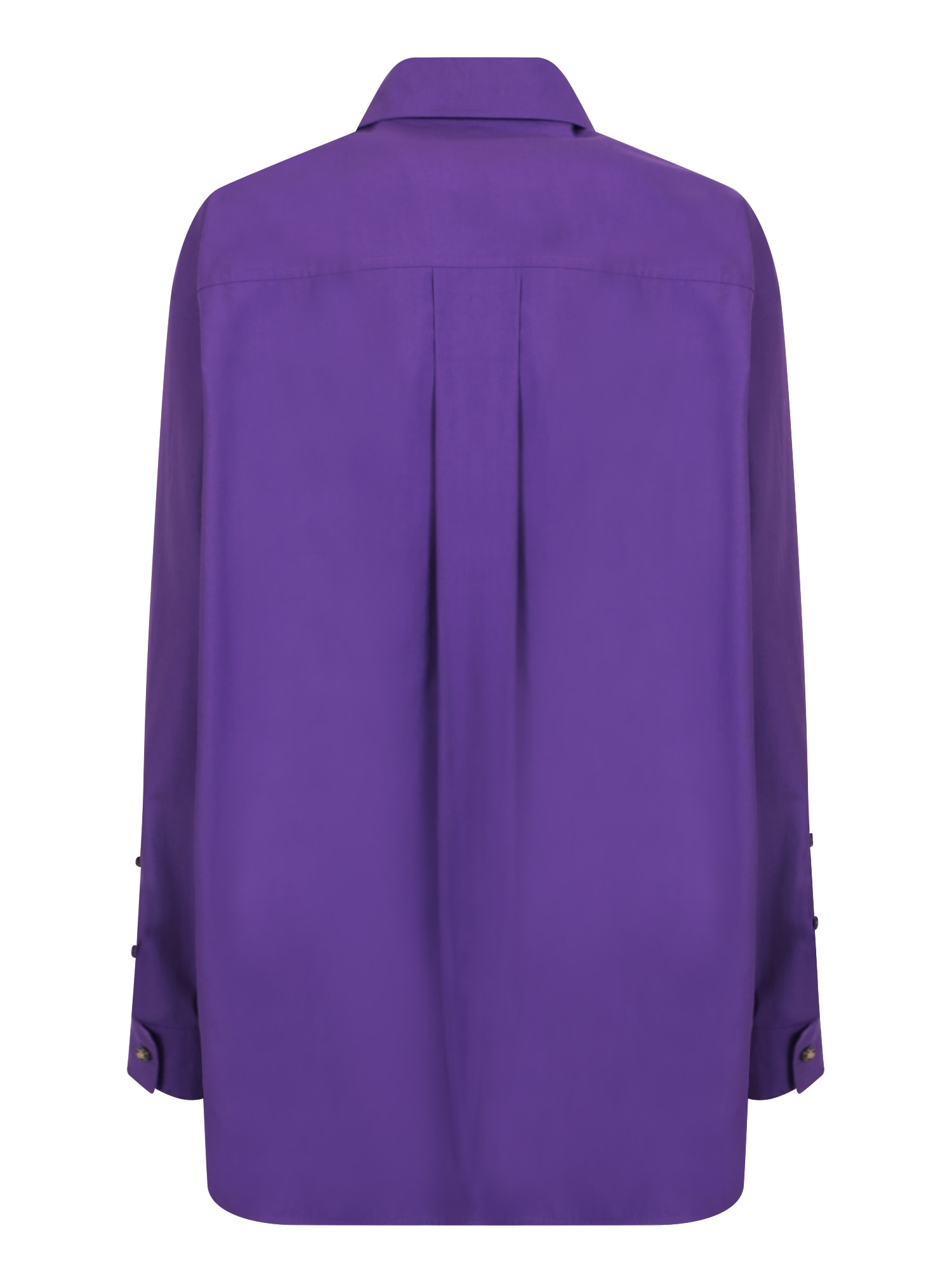 Shop Quira Oversize Purple Shirt