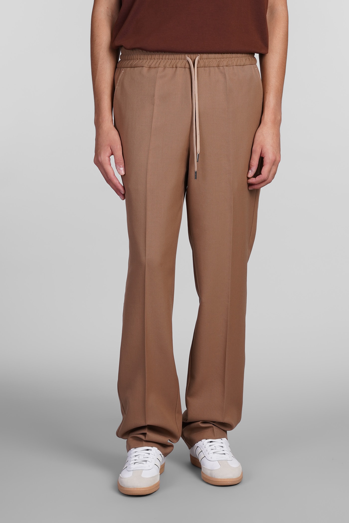 Pants In Brown Polyester