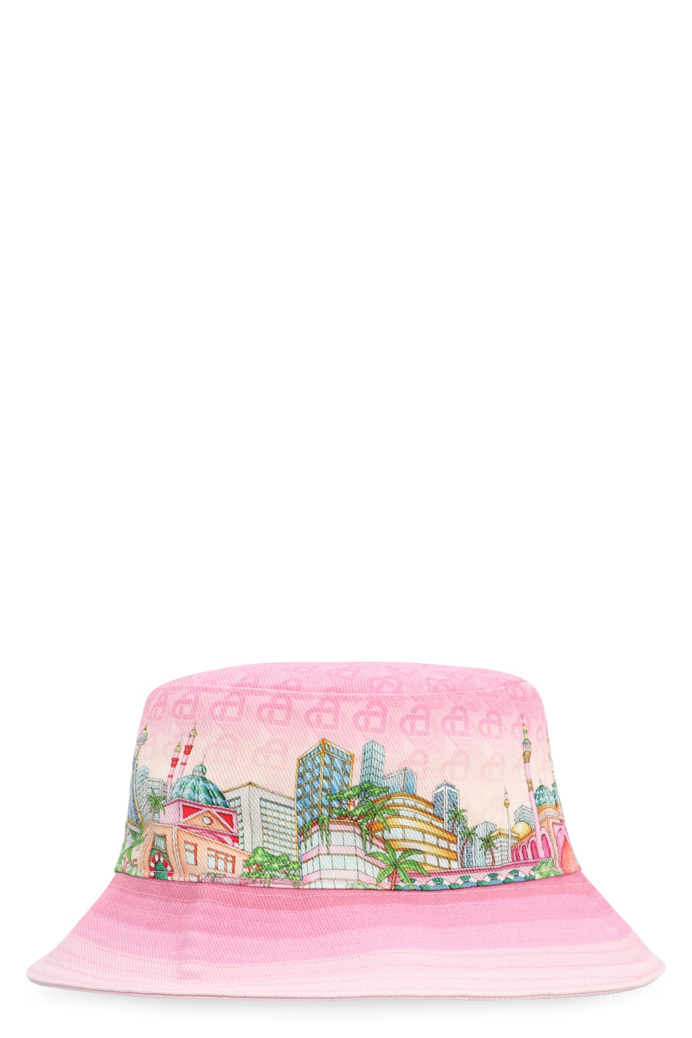 Shop Casablanca Bucket Hat In Pink