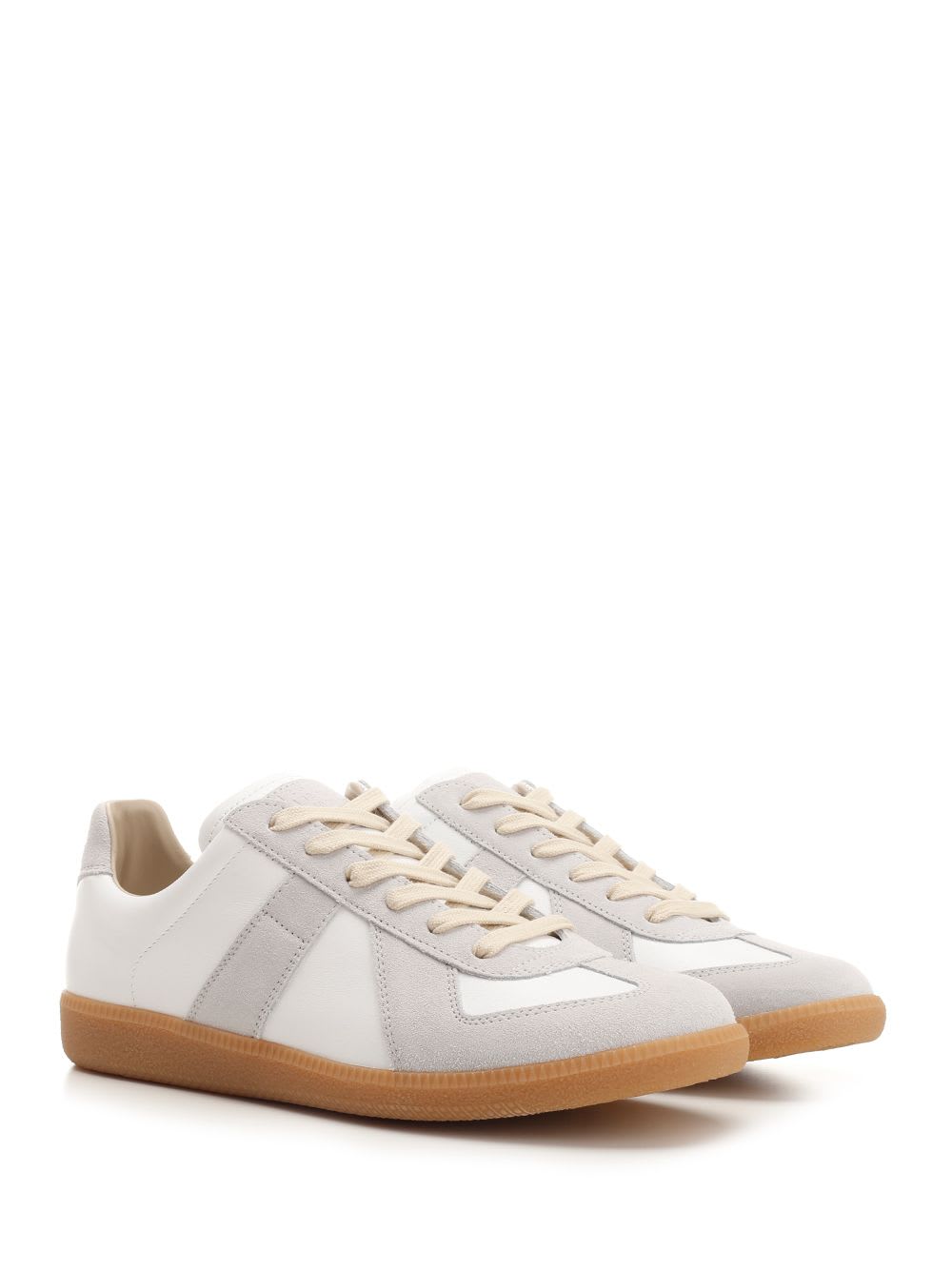 Shop Maison Margiela Replica Sneakers In White