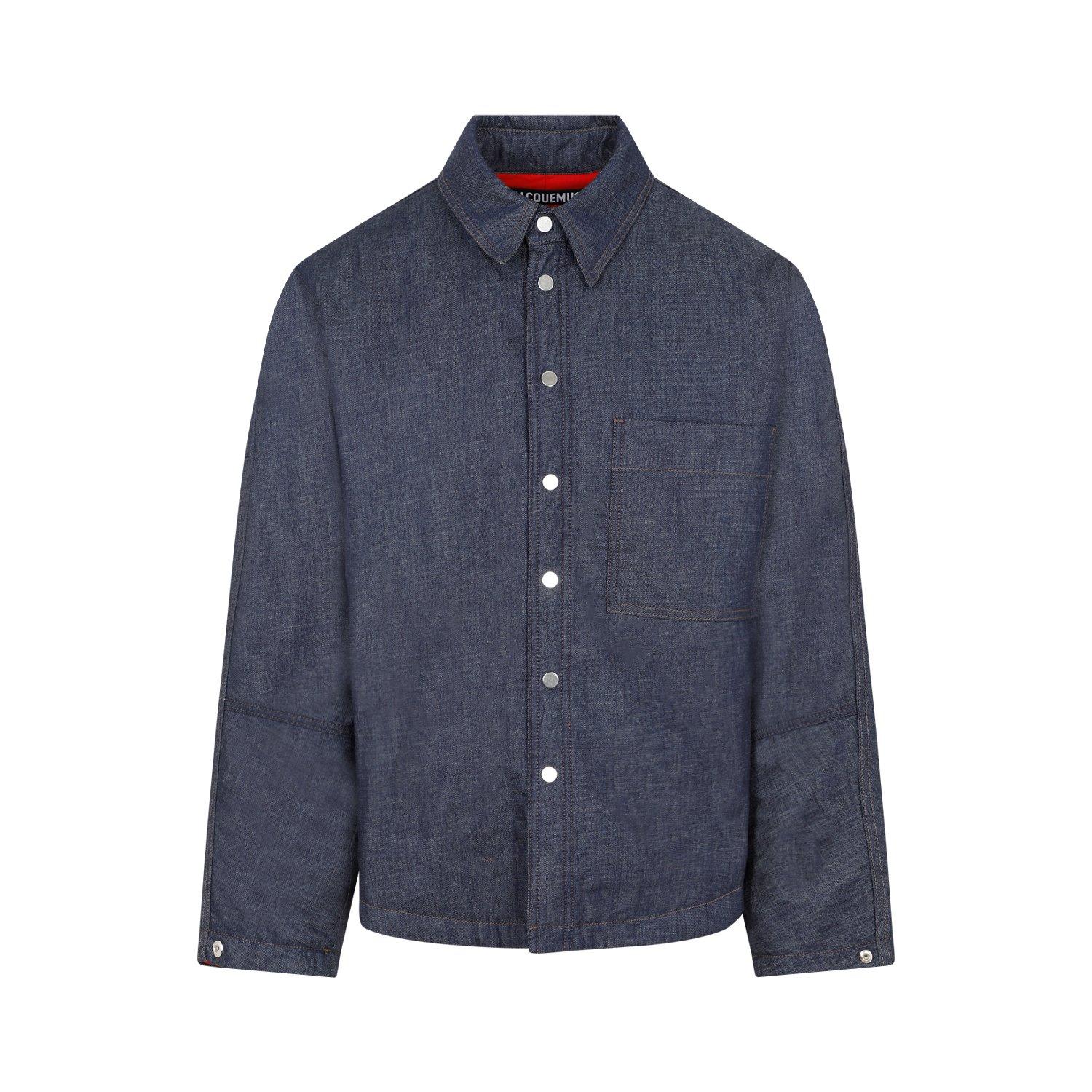 JACQUEMUS COLLARED BUTTON-UP JACKET