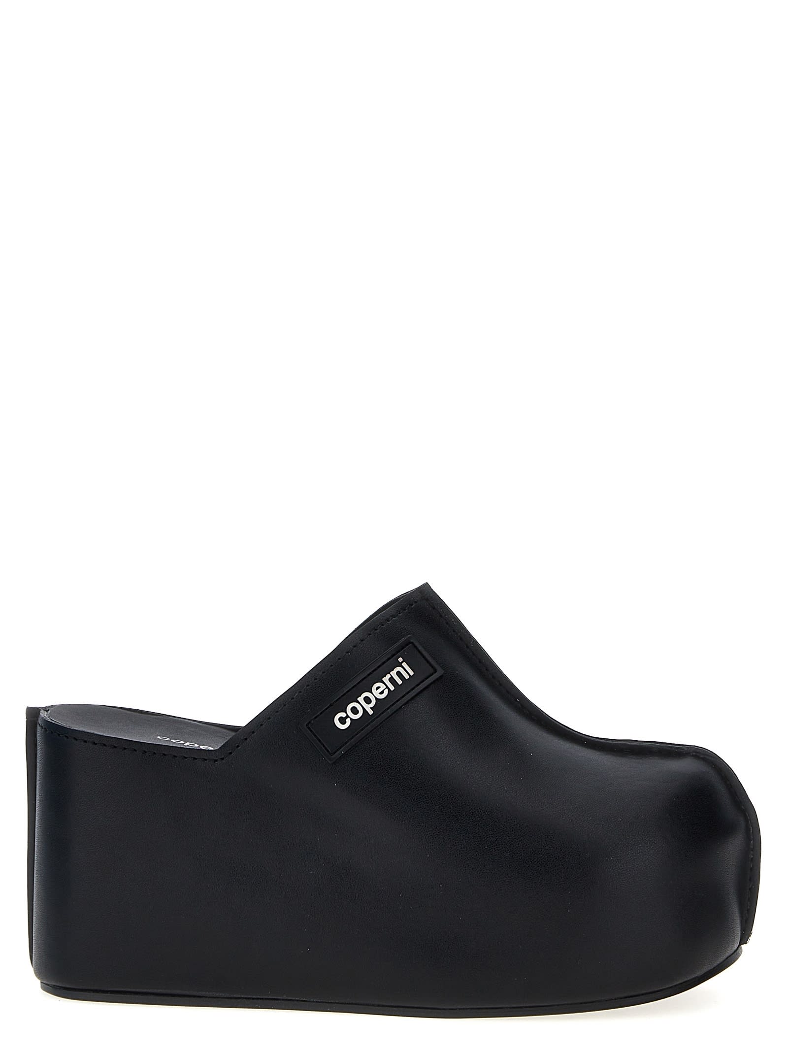 branded Clog Wedge Sabots