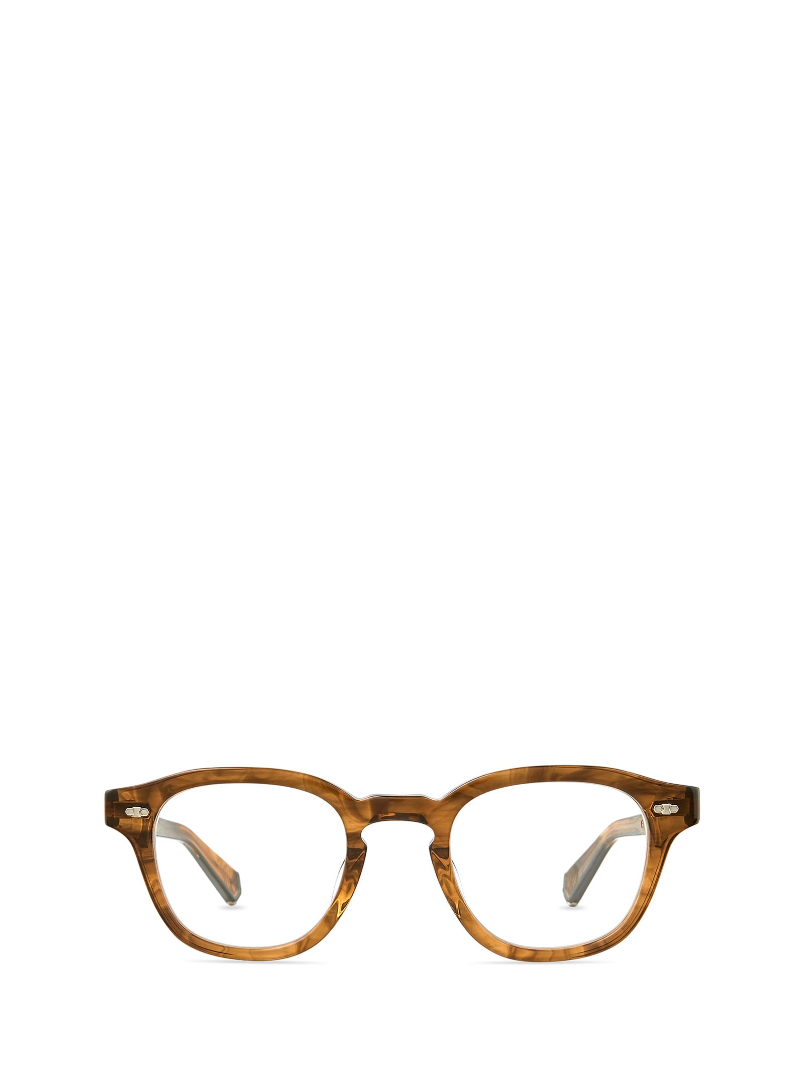 James C Marbled Rye-white Gold Glasses