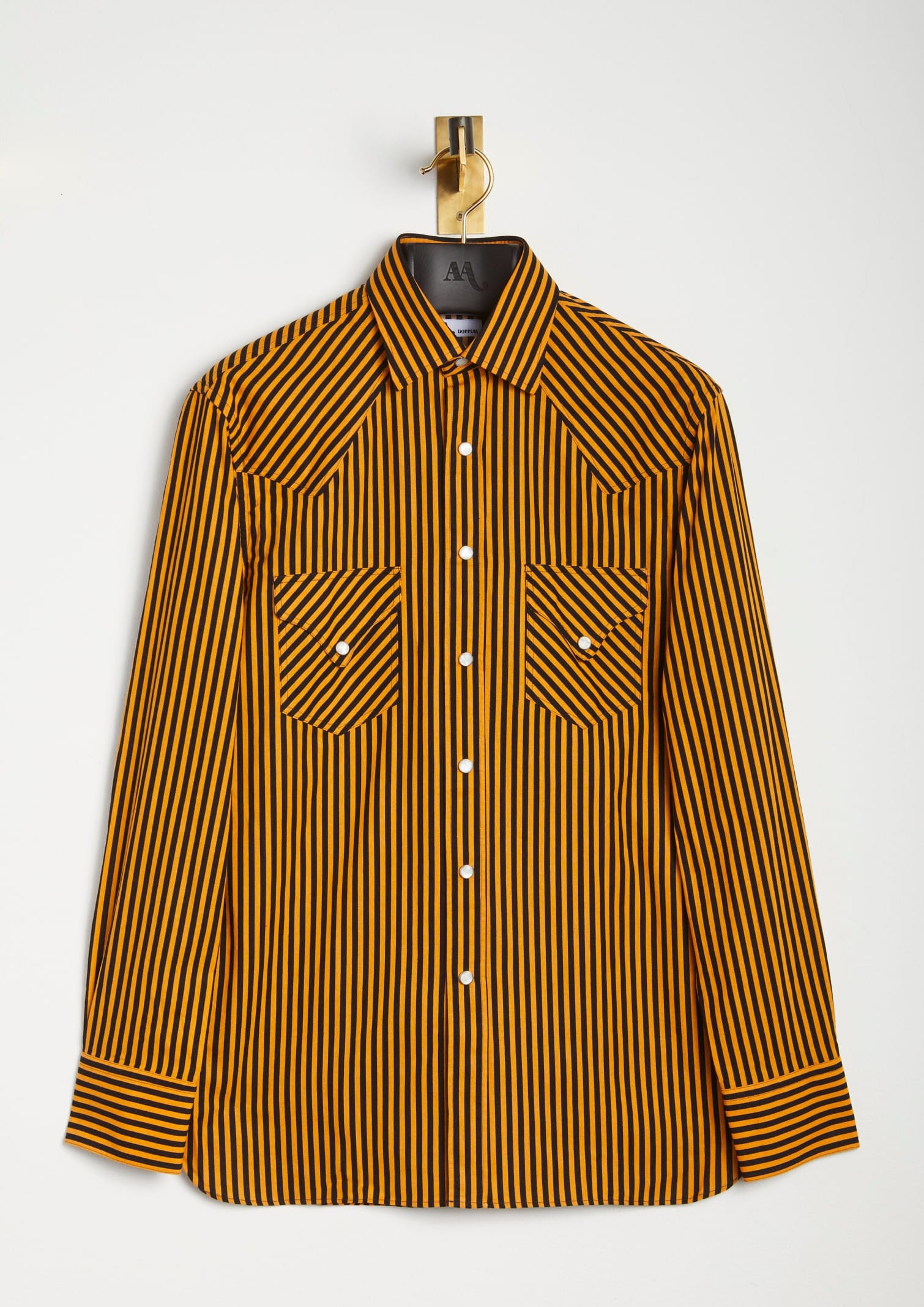 Aariosto Vertical Striped Western Shirt