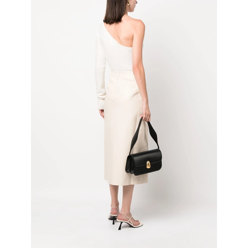 Neous Leather Shoulder Bags In Black