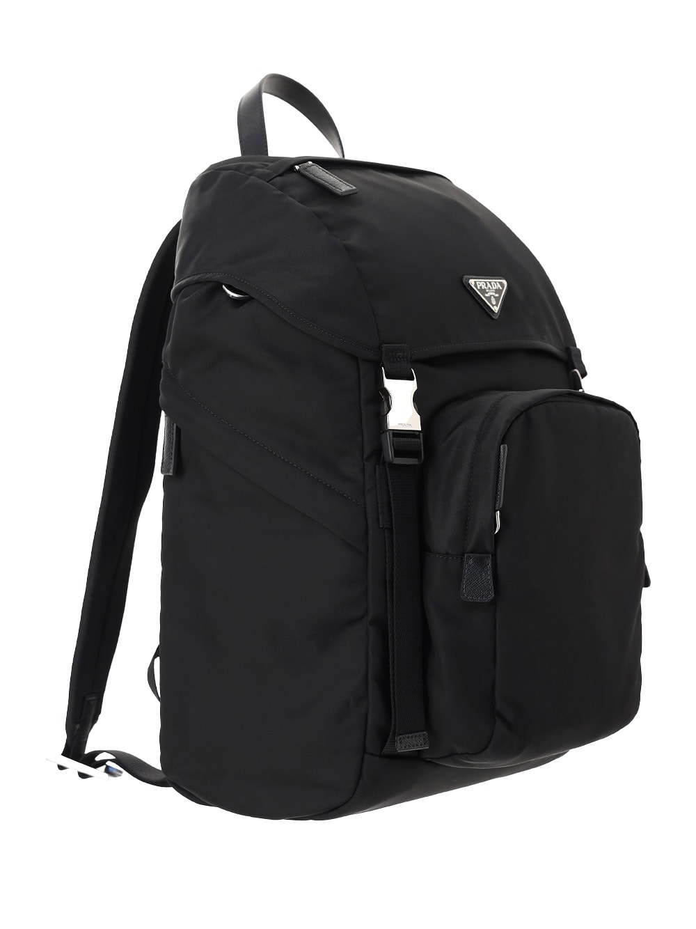 Shop Prada Backpack In Black