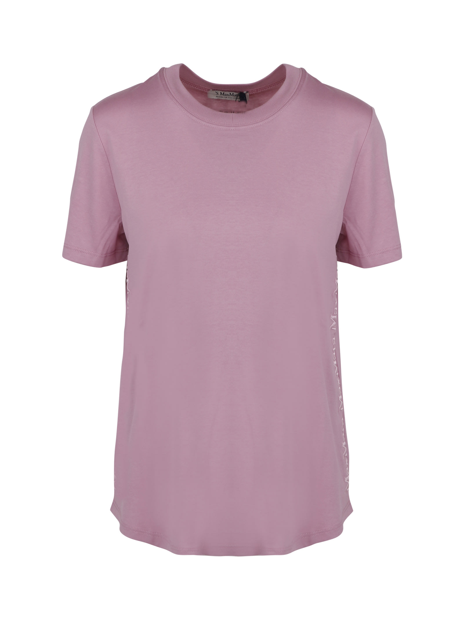 'S MAX MARA S MAX MARA SIDE LOGO JERSEY T-SHIRT