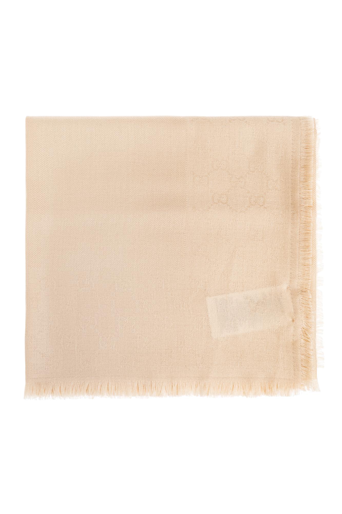 Gucci Scarf With Monogram In Pink