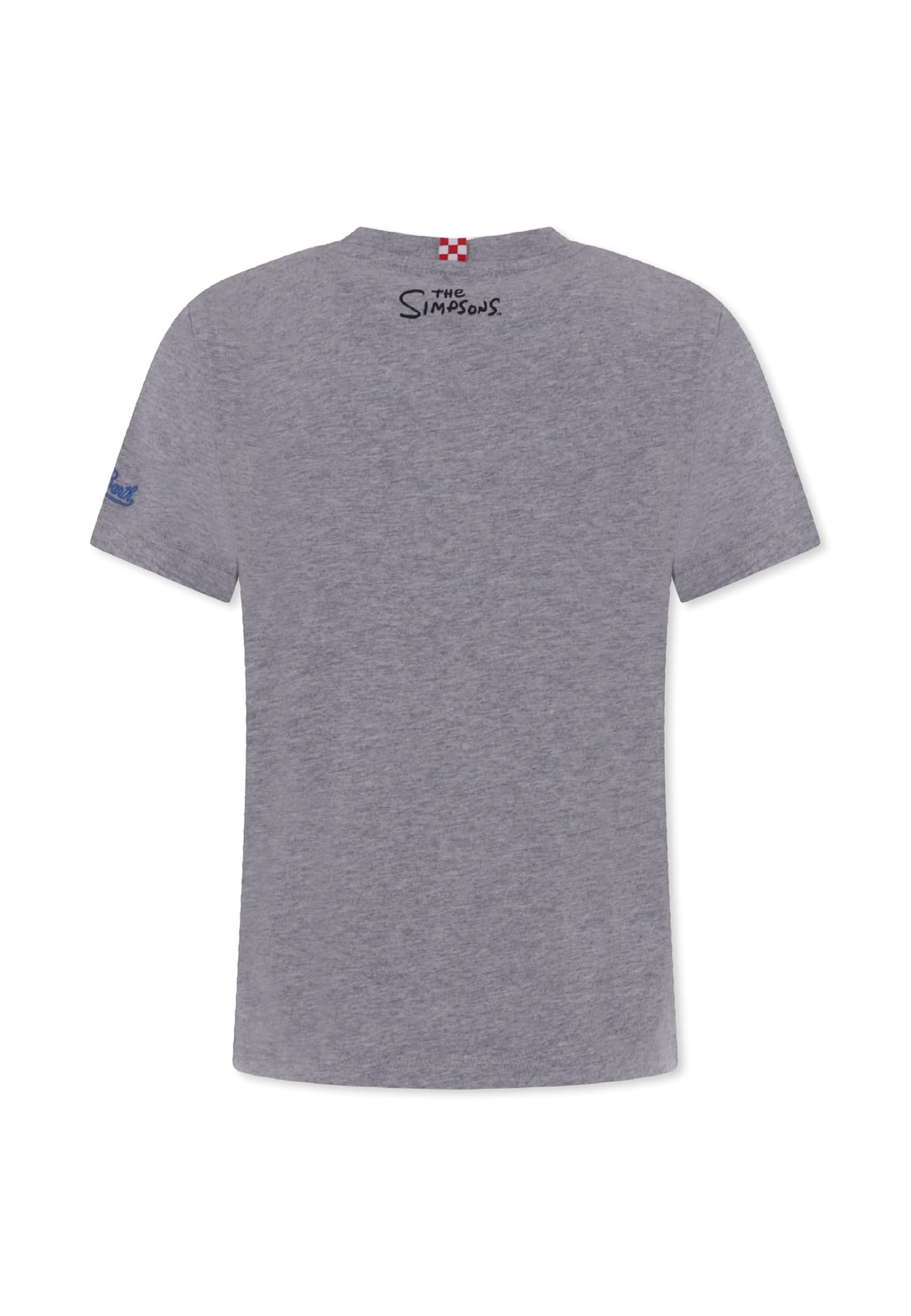 Shop Mc2 Saint Barth Grey T-shirt For Boy With Bart