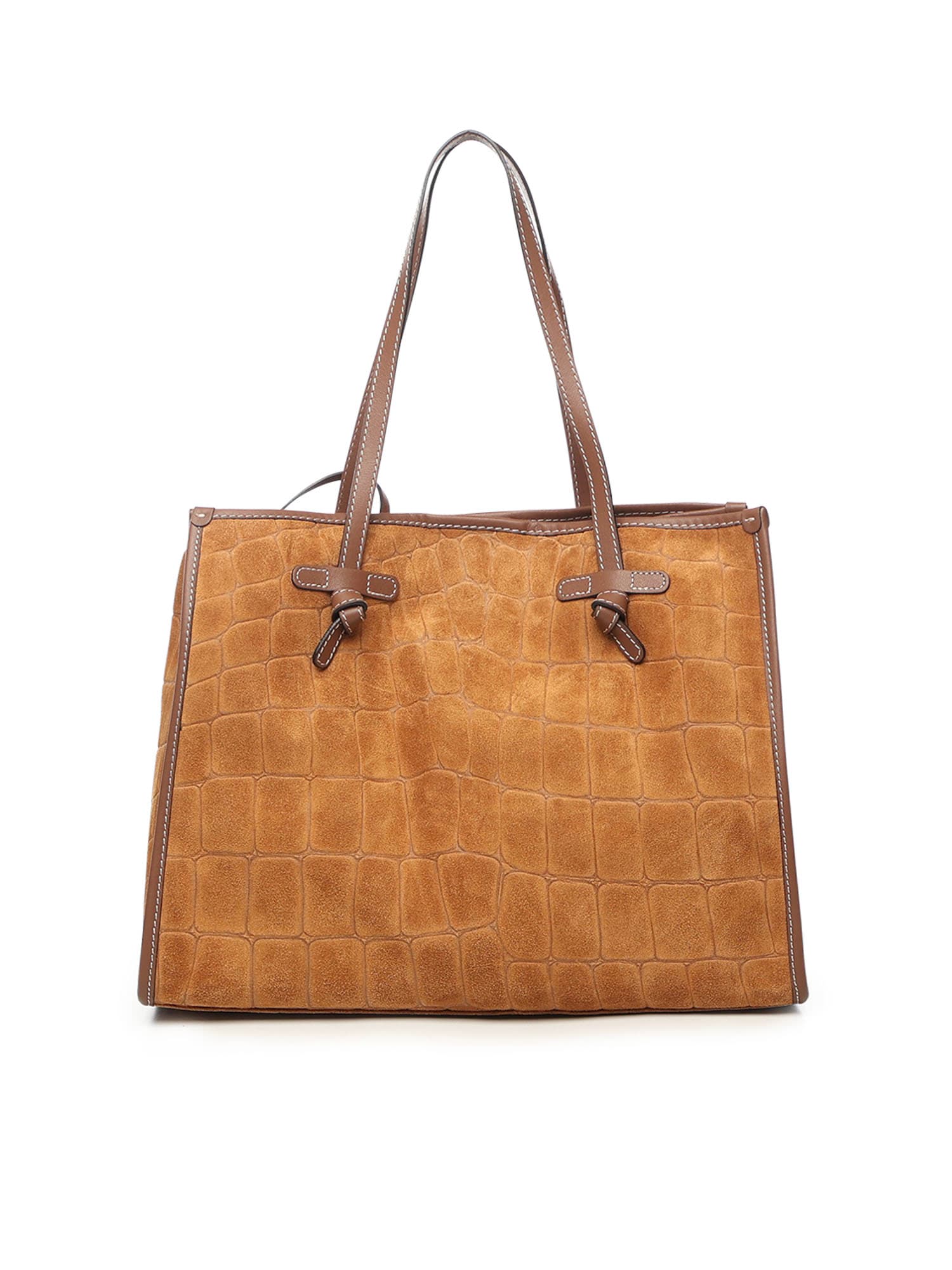 Gianni Chiarini Marcella Tote Bag In Brown