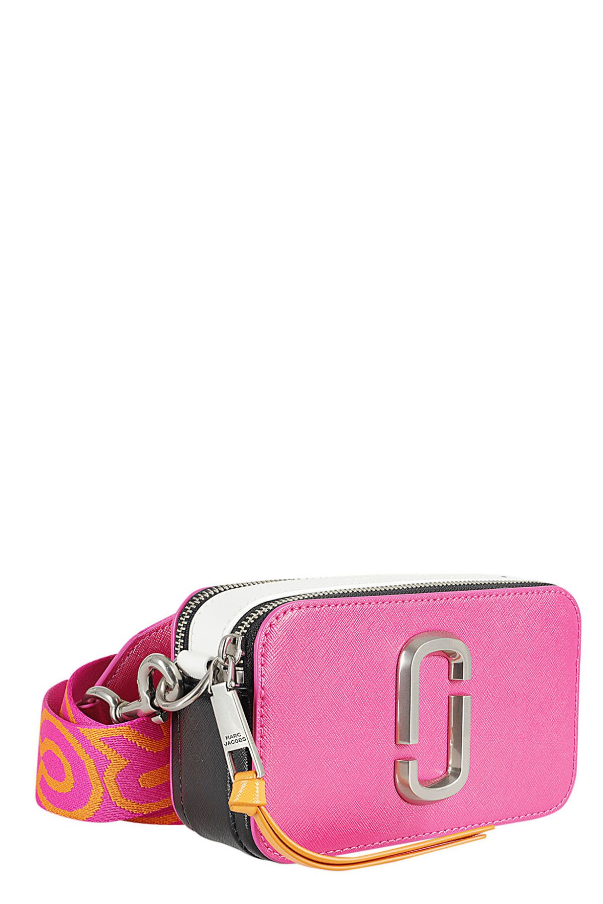 Shop Marc Jacobs The Snapshot In Hot Pink Multi