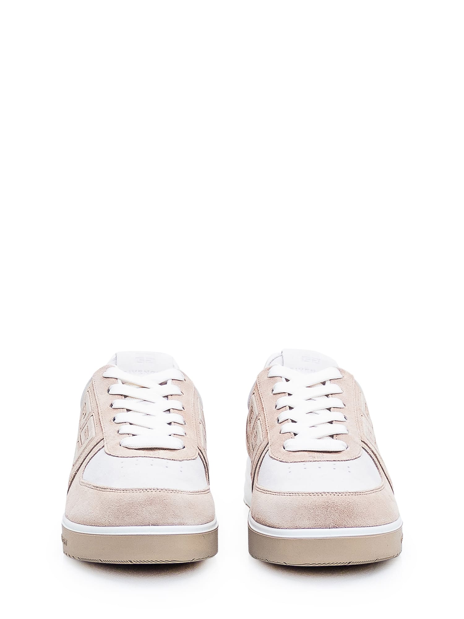 Shop Givenchy G4 Low-top Sneaker In Beige White