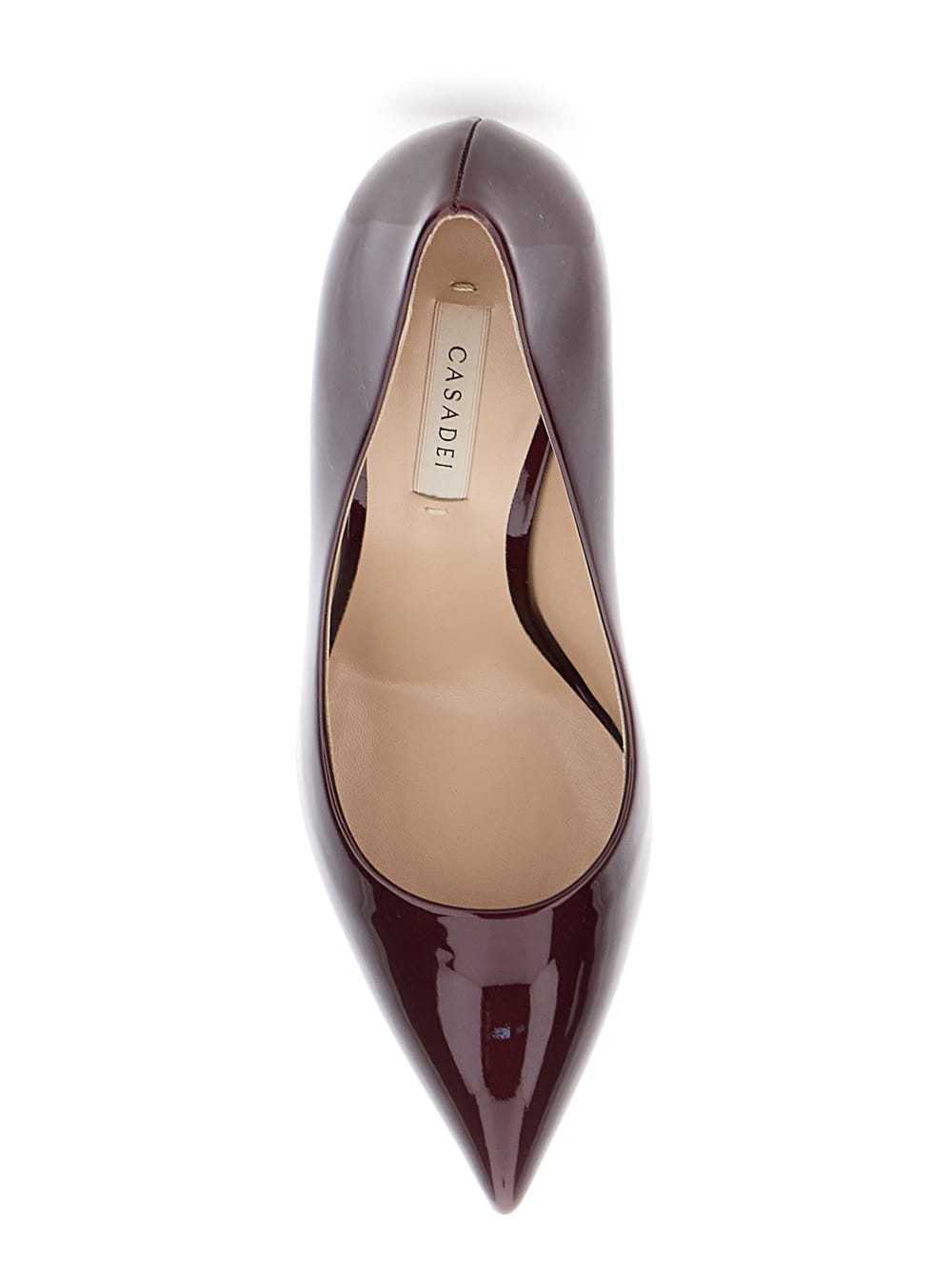 Casadei Bordeaux Pumps With High Stiletto Heel In Patent Leather Woman In Burgundy