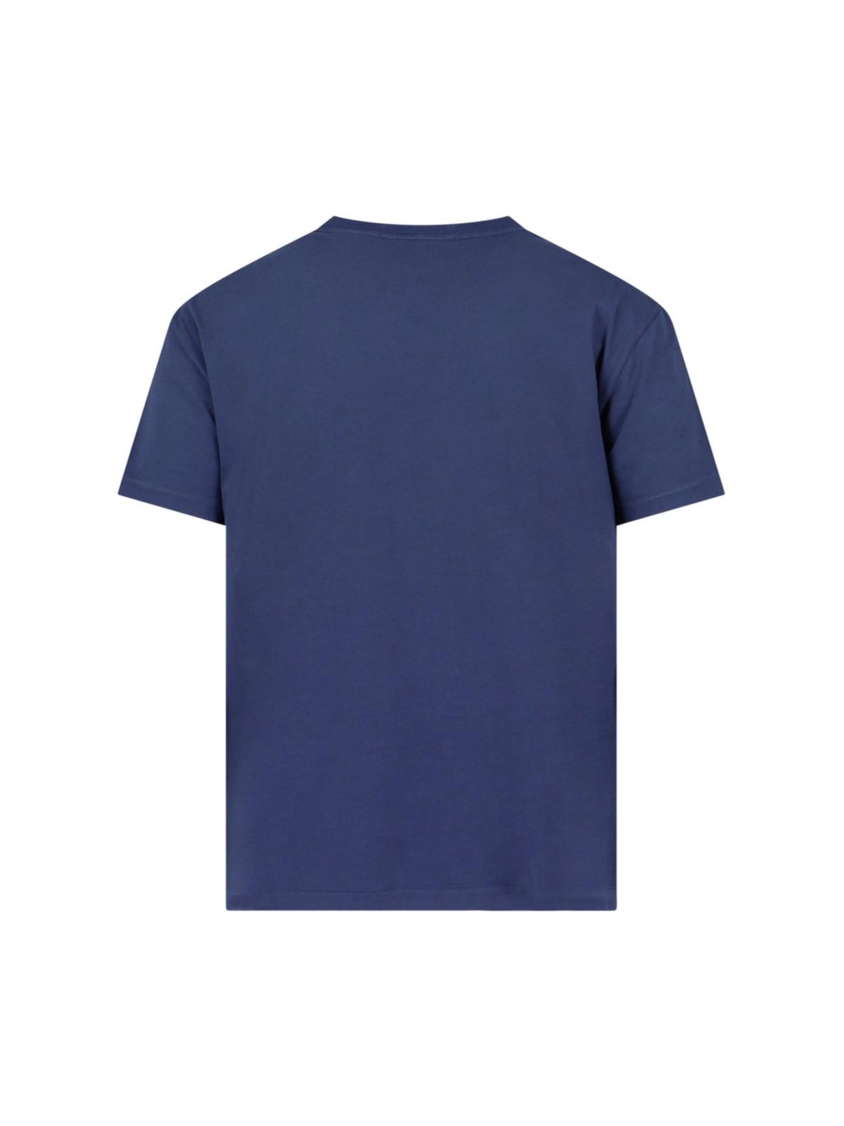 Ralph Lauren Logo T-shirt In Blue