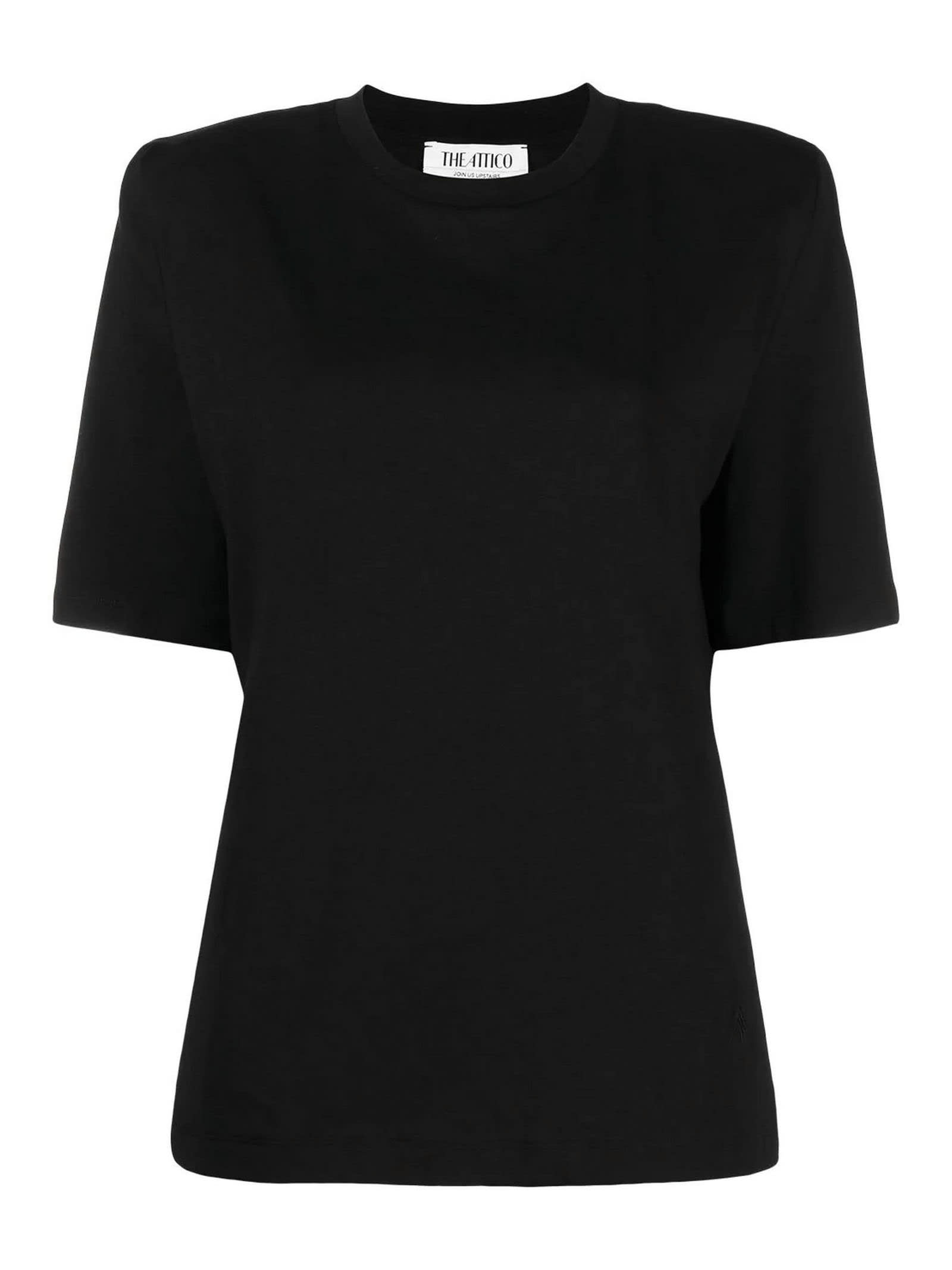 The Attico Black Cotton bella T-shirt
