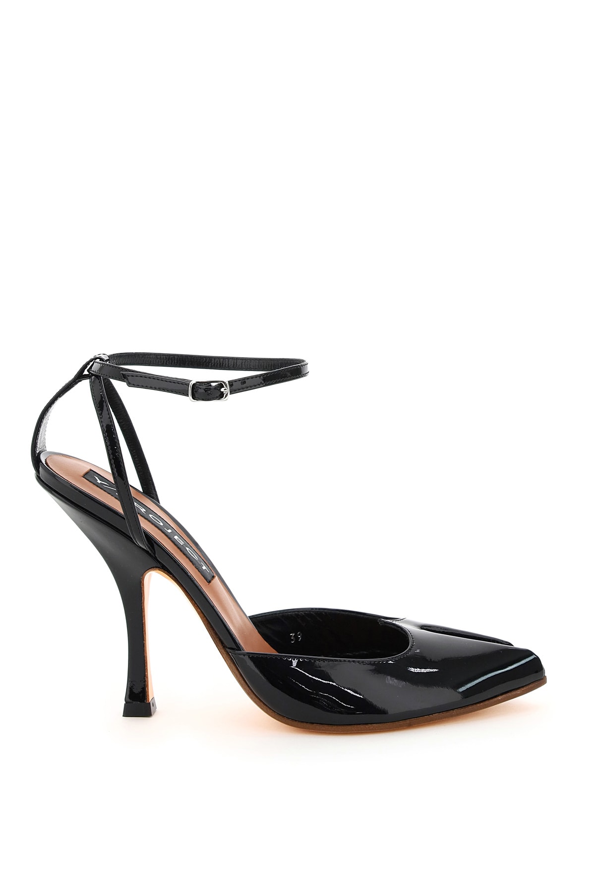 Y/Project Heart Lobster Toe Patent Slingback Pumps