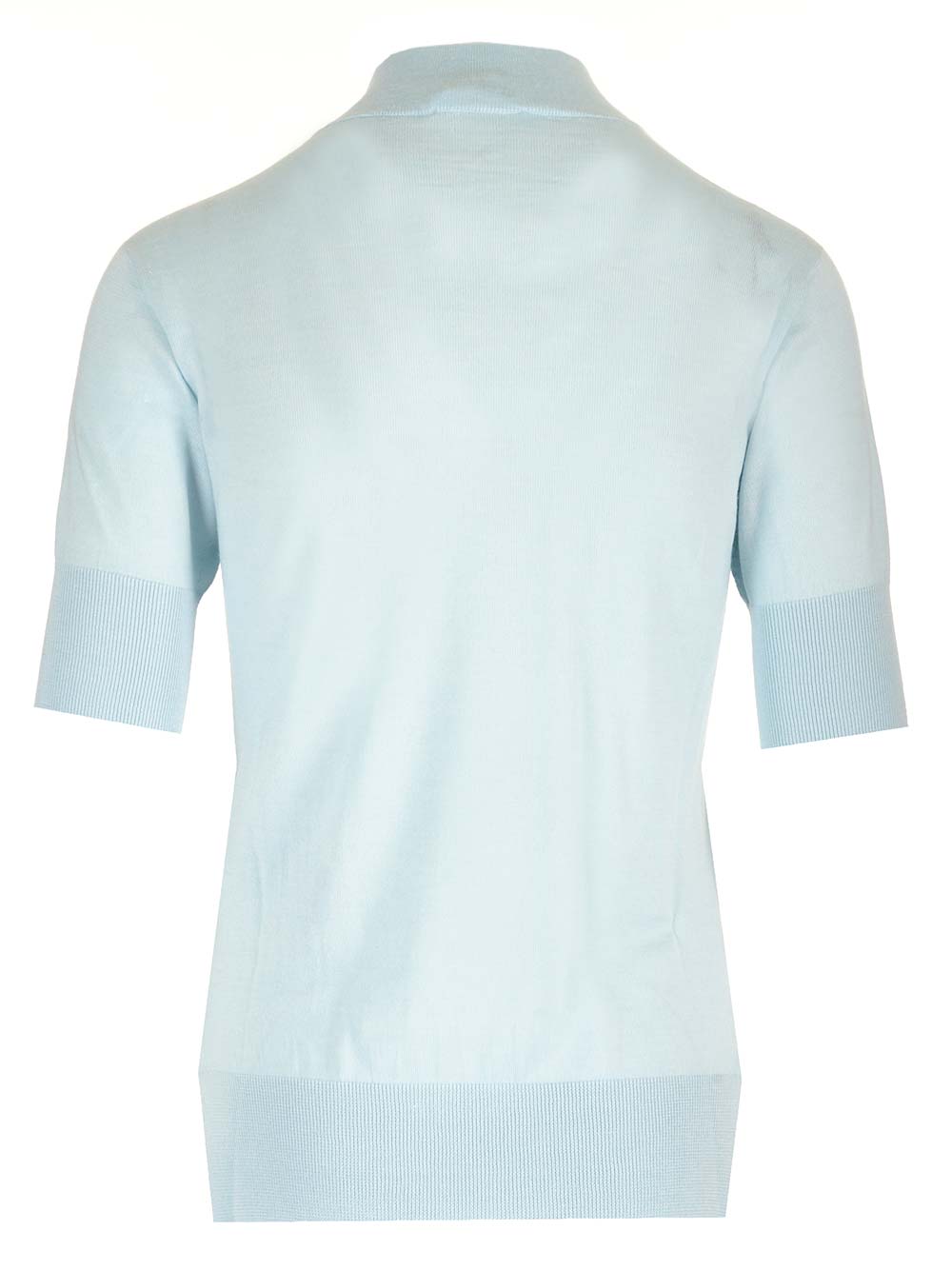 Shop Jil Sander Superfine Merino Top In Light Blue