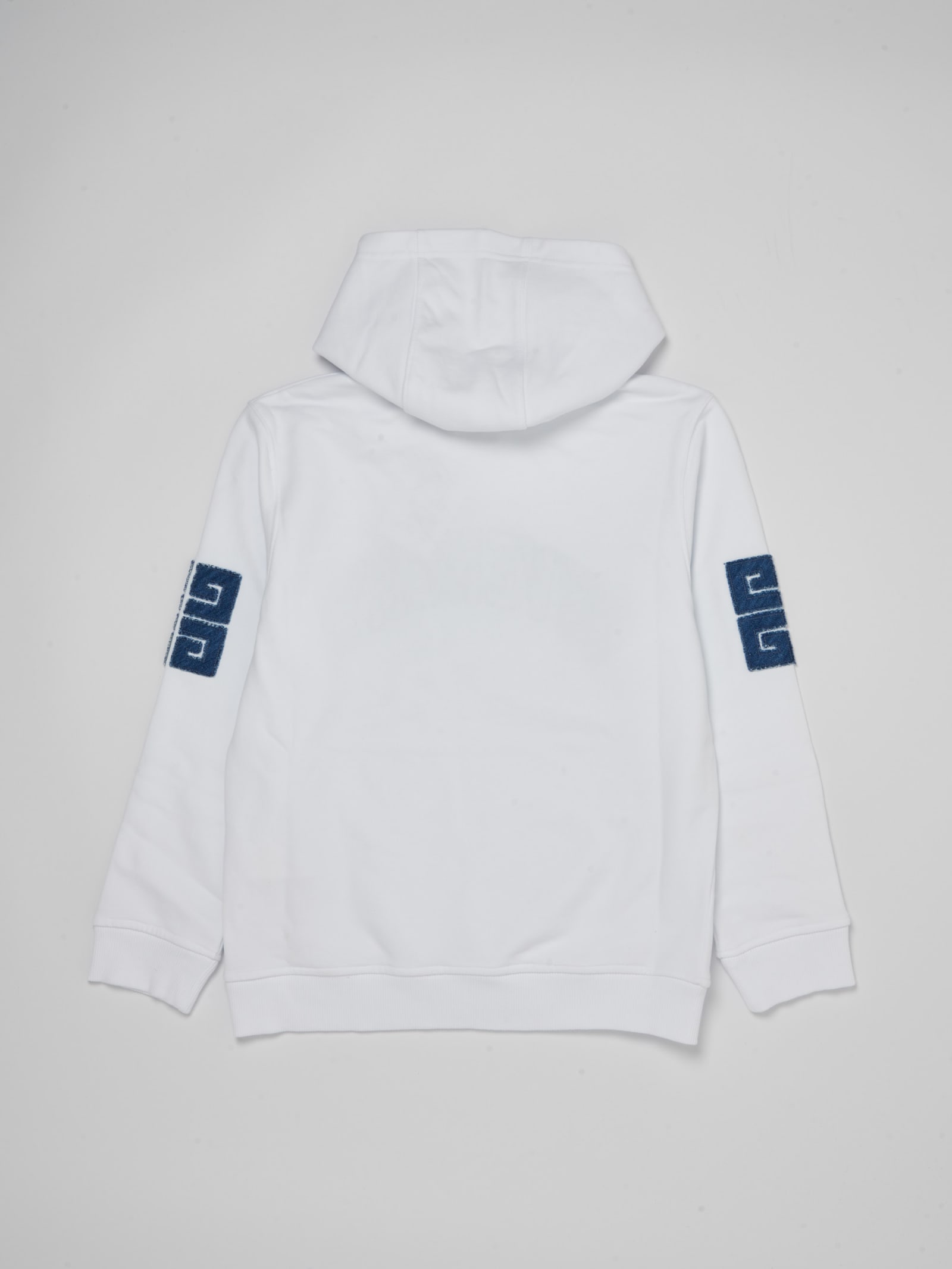Shop Givenchy Hoodie Sweatshirt In Bianco