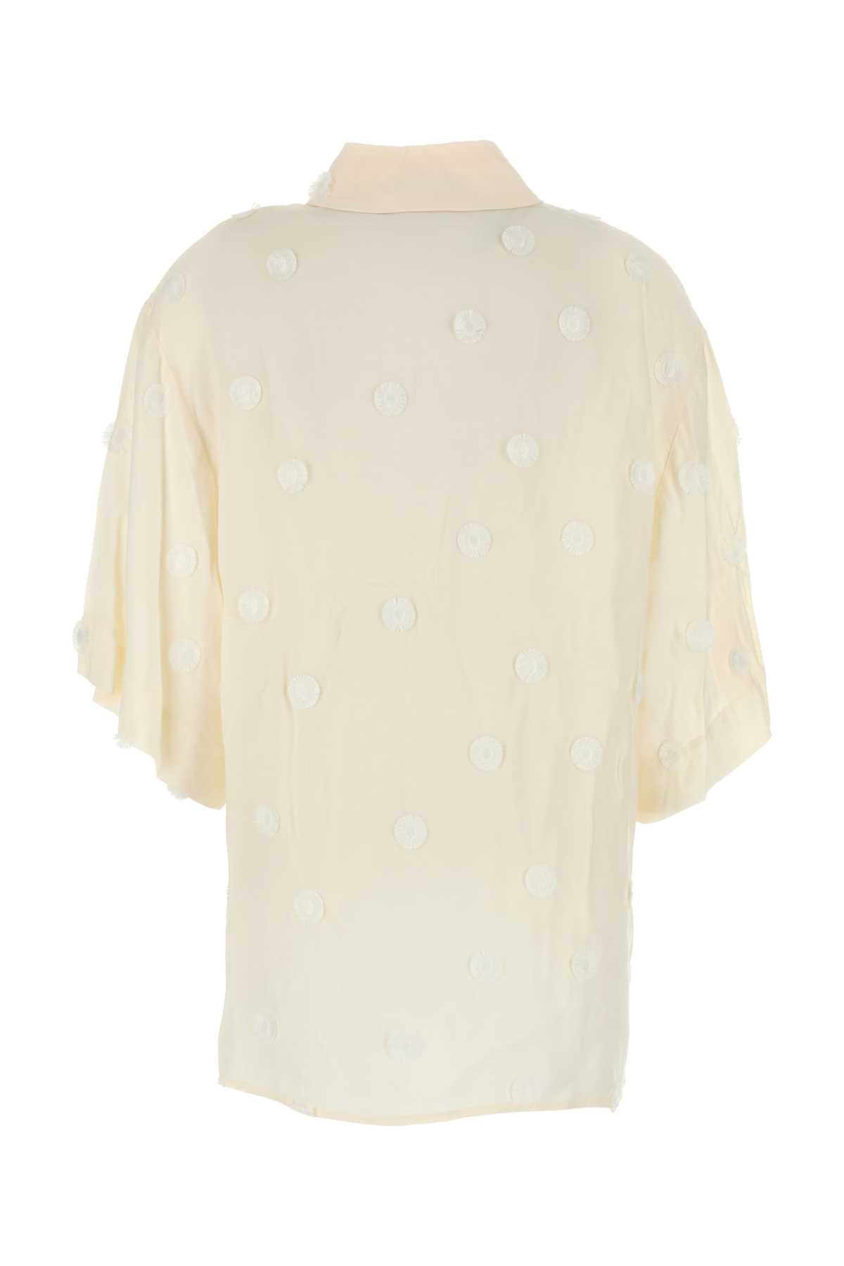 Camilla And Marc Camicia Ottilie In Viscosa Avorio  Donna In Cream