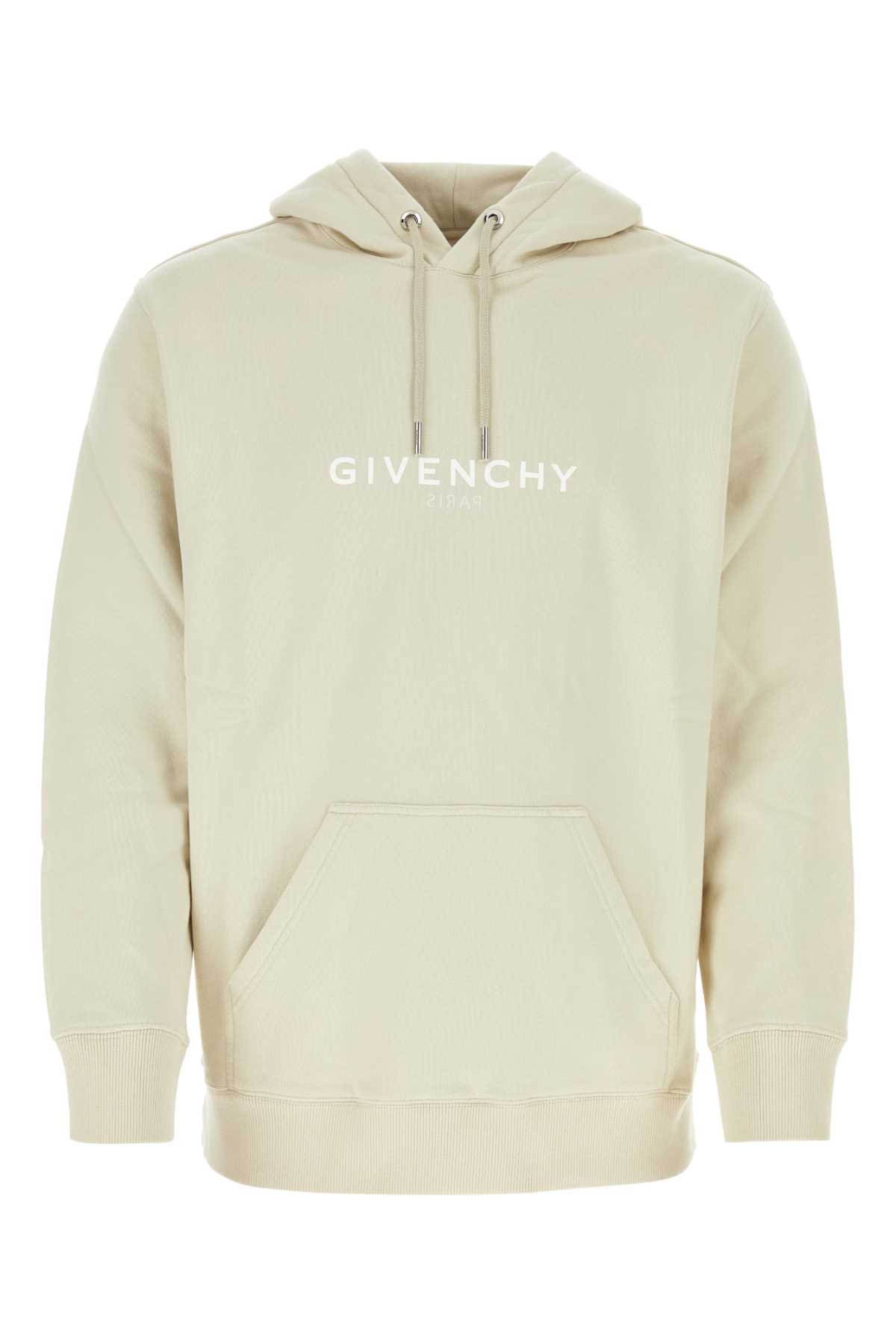 Shop Givenchy Sand Cotton Sweatshirt In Dustgrey