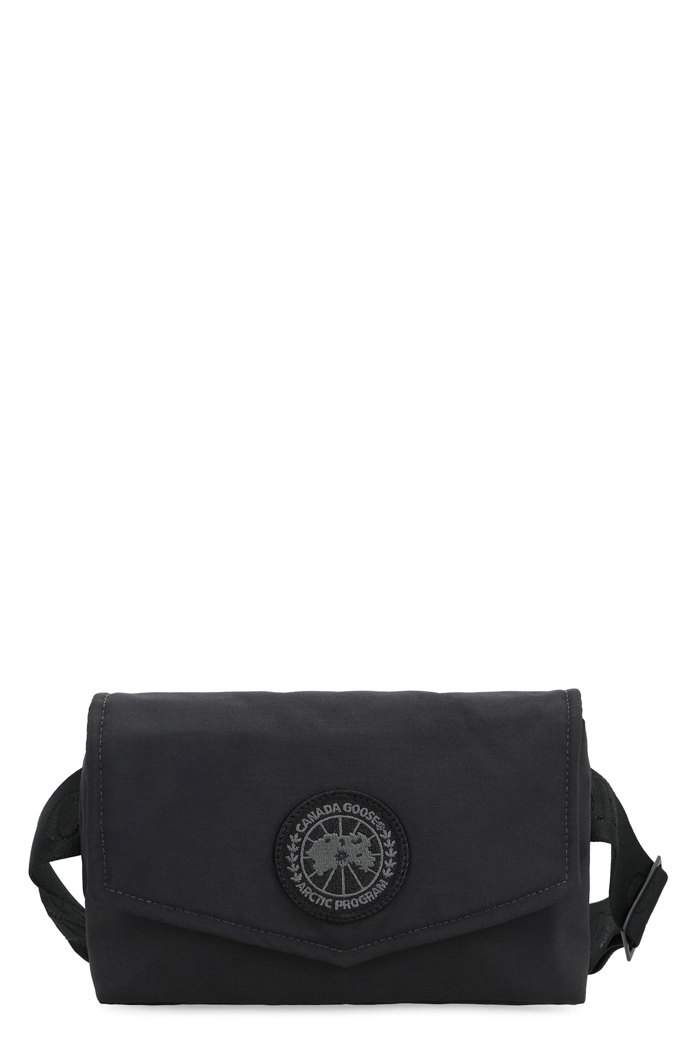 Nylon Belt Bag With Patches